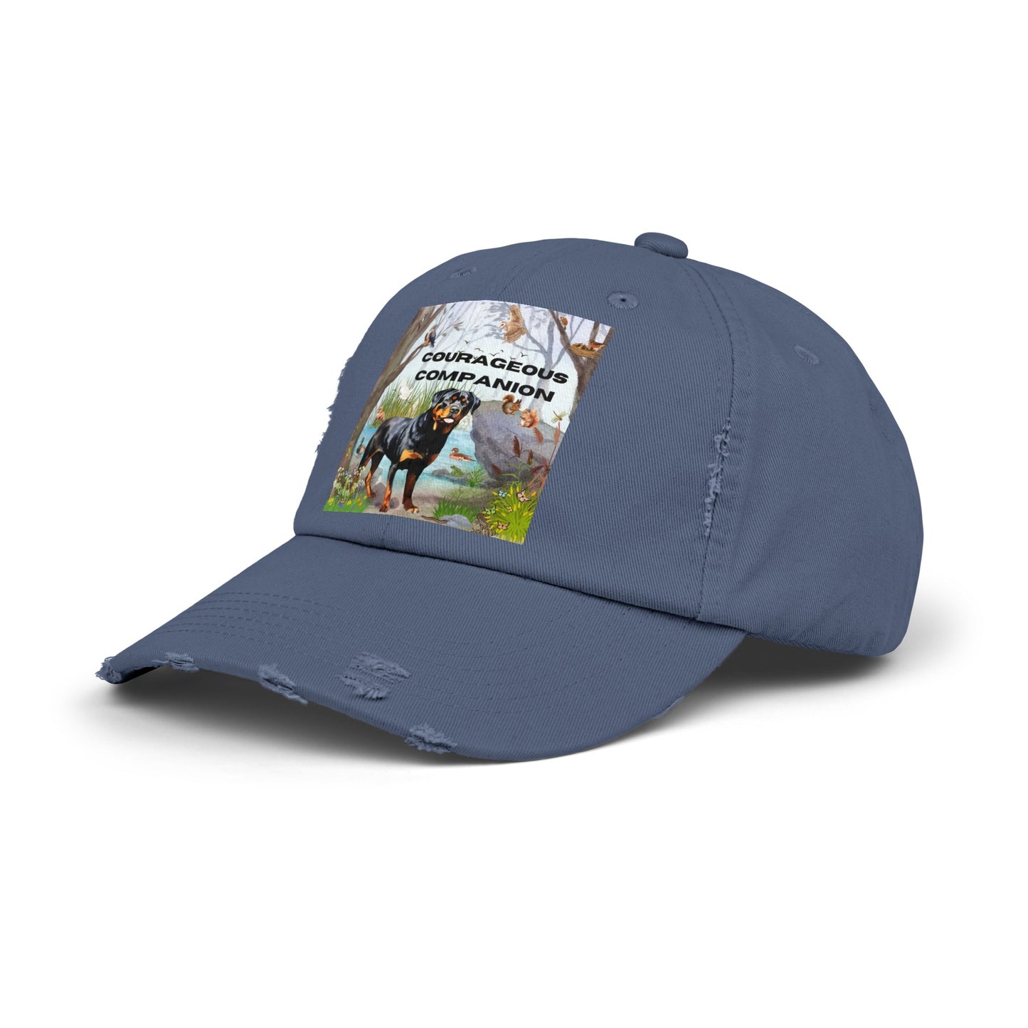 Courageous Companion Unisex Distressed Cap