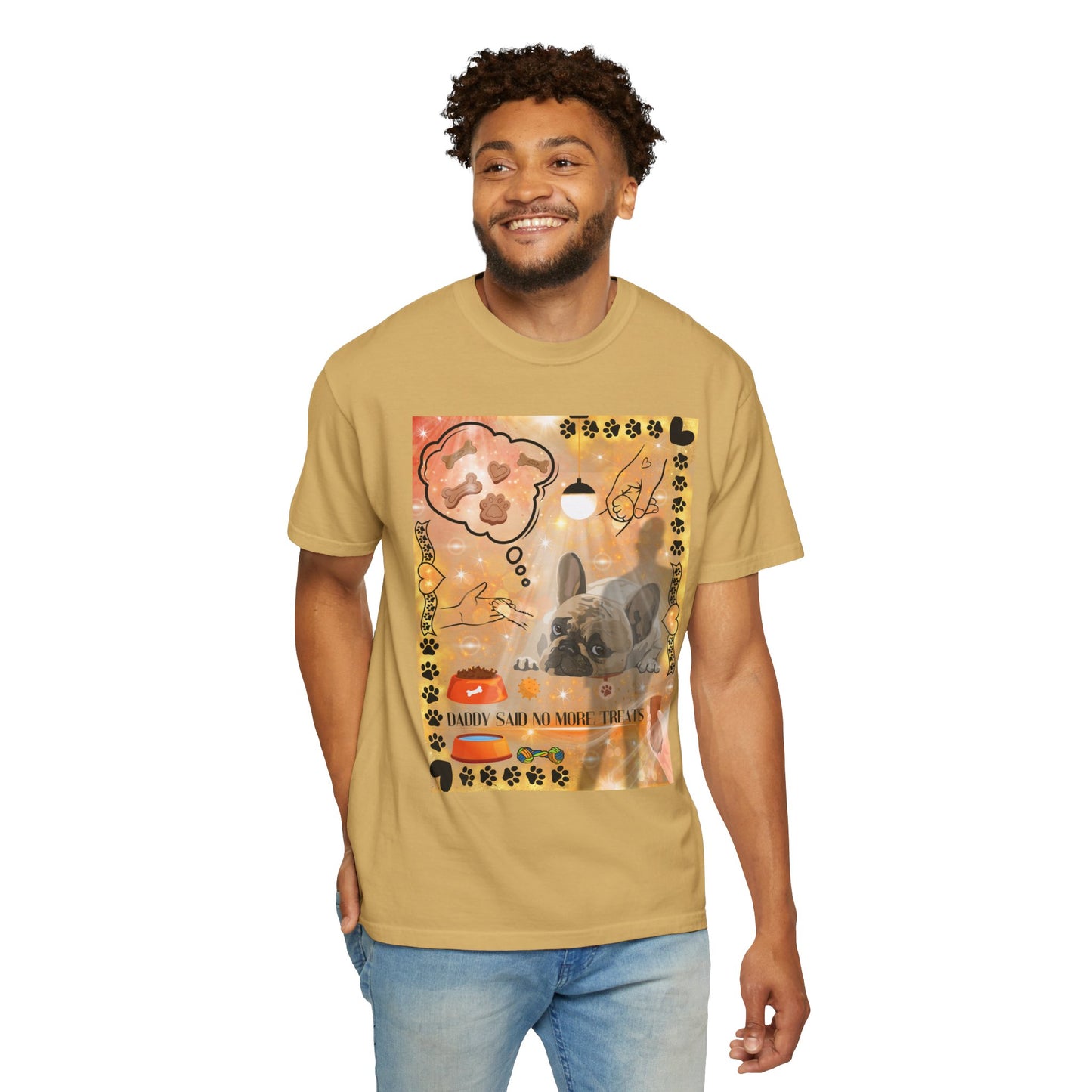 Daddy Said No More Treats Unisex Garment-Dyed T-shirt
