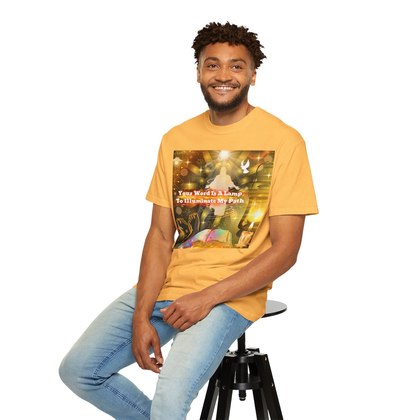 Your Word Unisex Garment-Dyed T-shirt