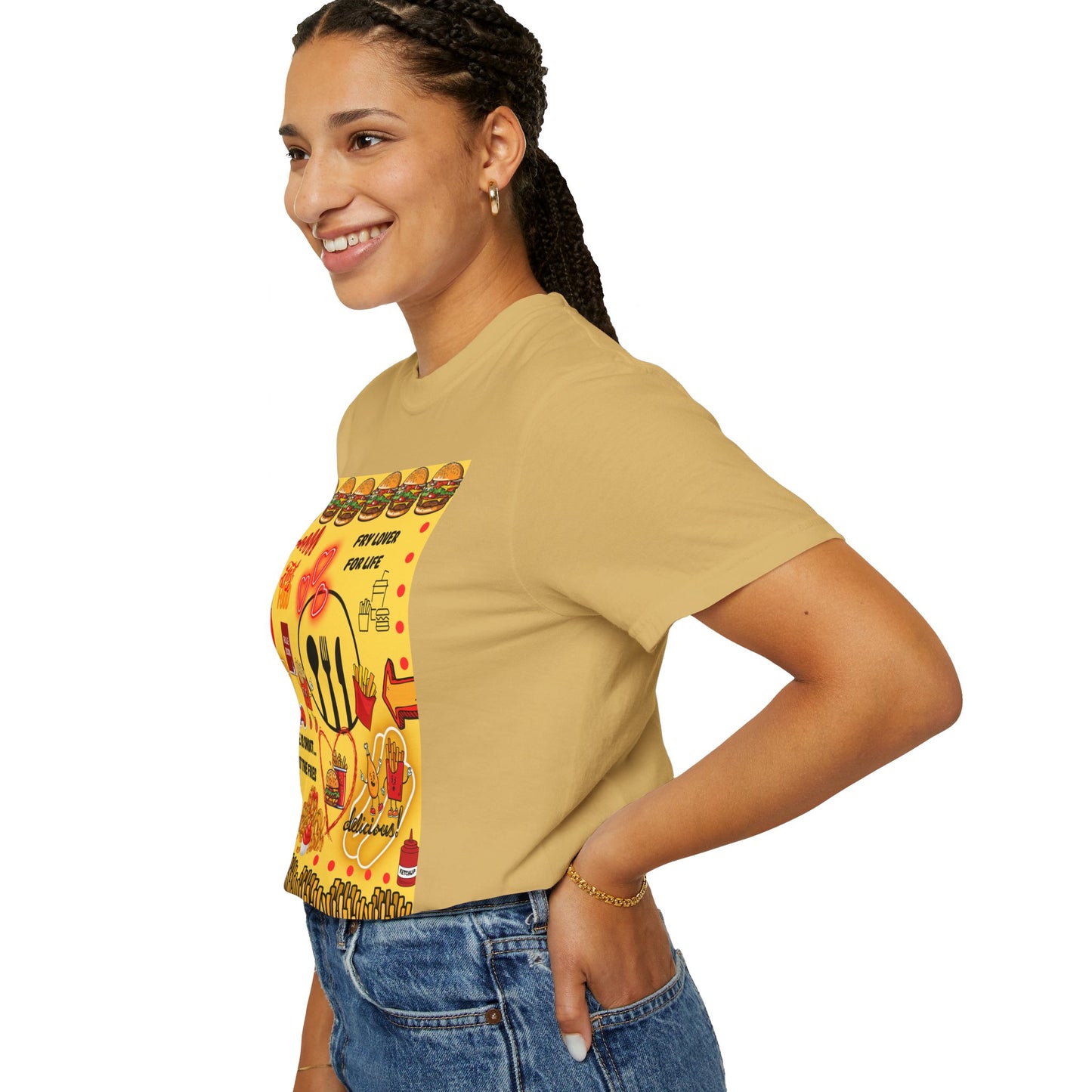 Eat The Fries Unisex Garment-Dyed T-shirt