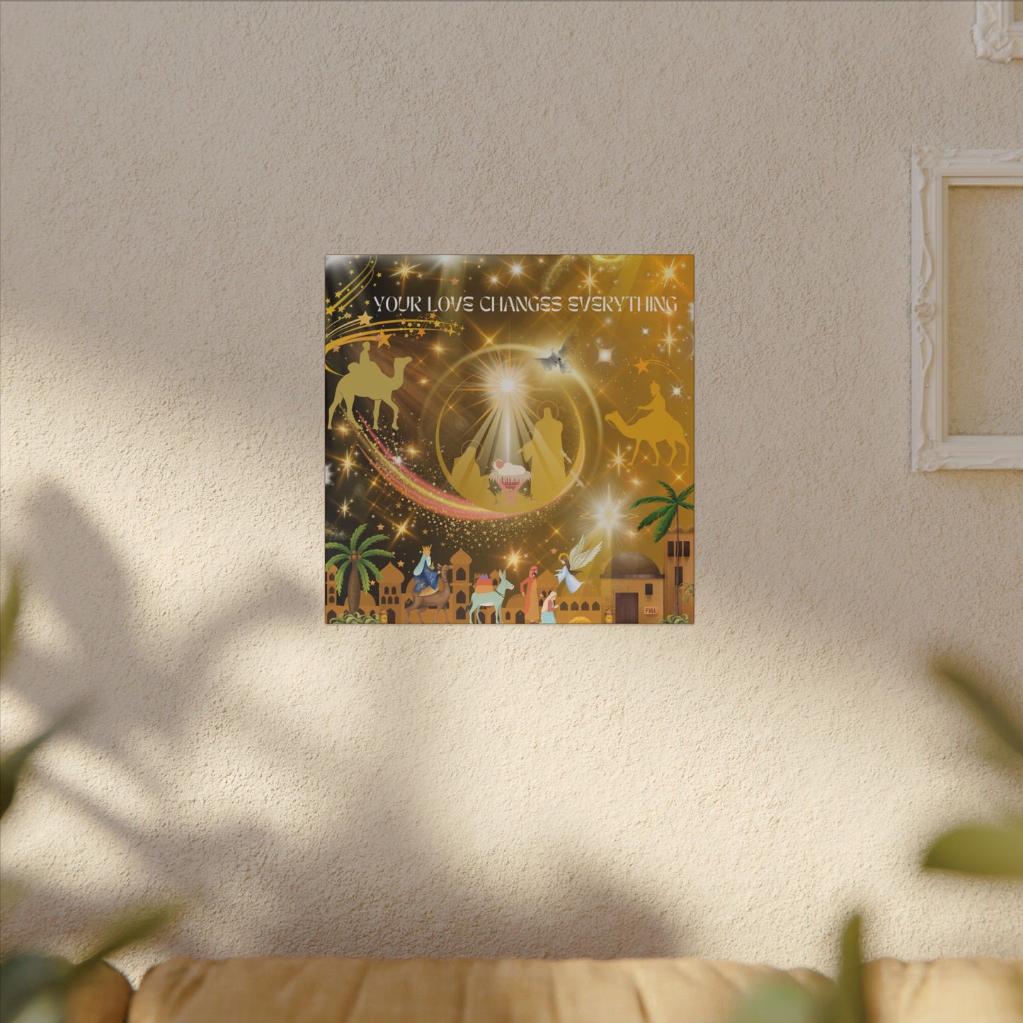 Your Love Changes Everything - Inspirational Decor, Home Wall Art, Faith-Based Gift, Christmas Art, Canvas Wall Art