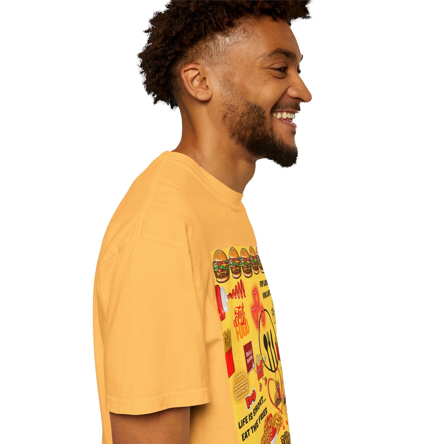 Eat The Fries Unisex Garment-Dyed T-shirt