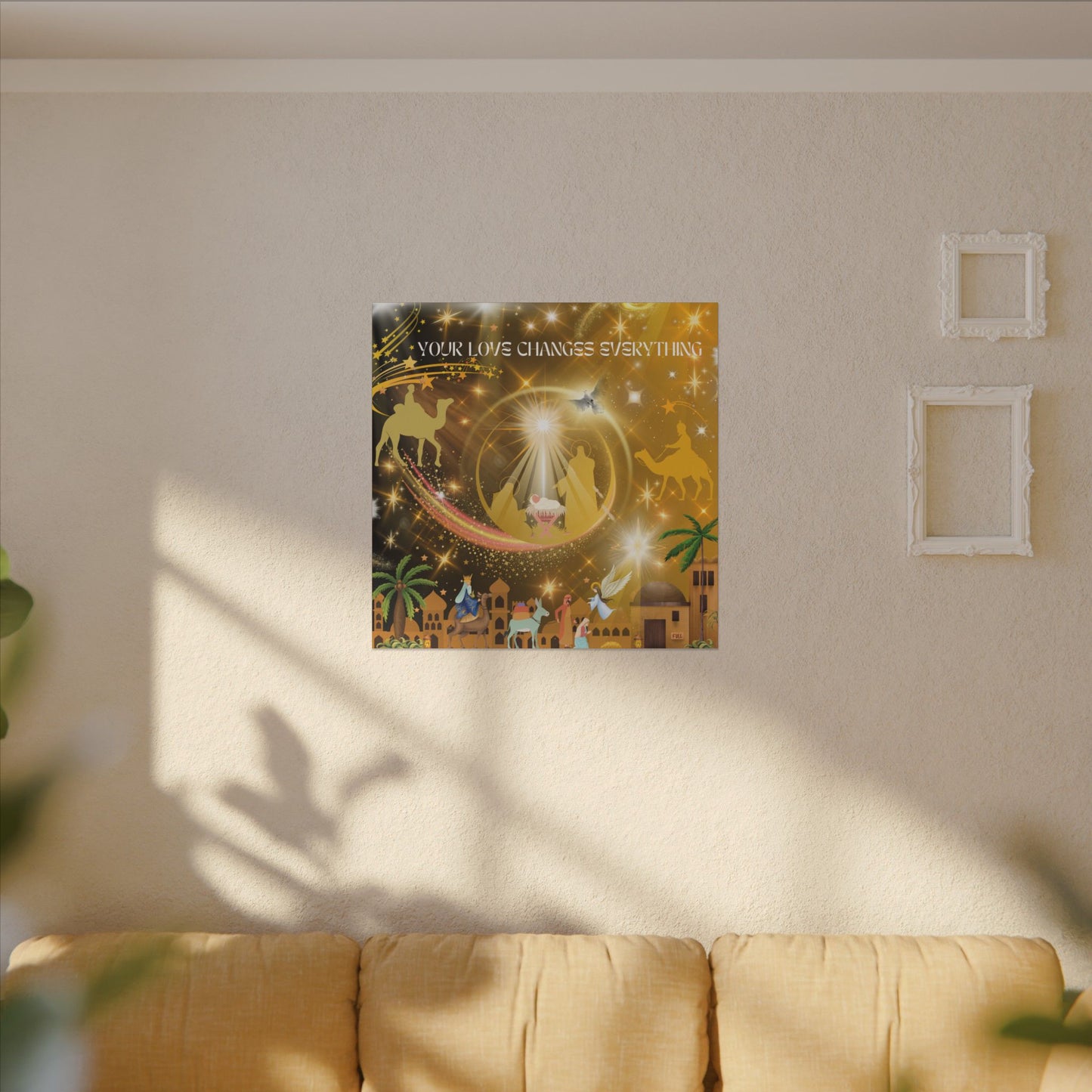 Your Love Changes Everything - Inspirational Decor, Home Wall Art, Faith-Based Gift, Christmas Art, Canvas Wall Art