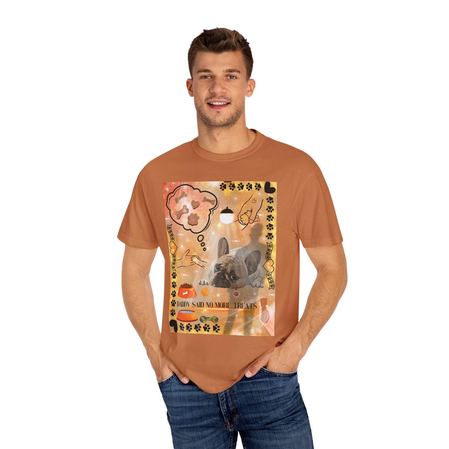 Daddy Said No More Treats Unisex Garment-Dyed T-shirt