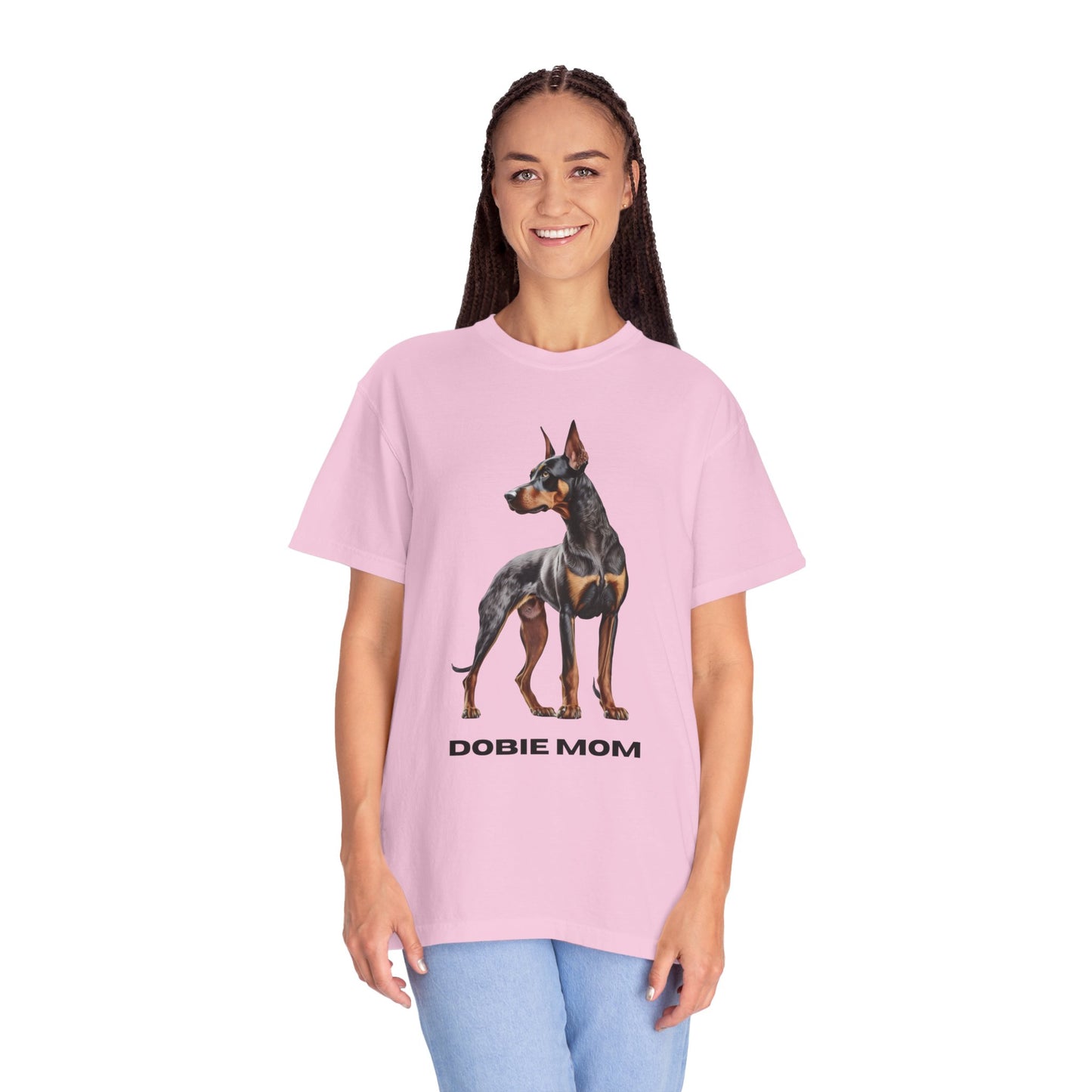 Dobie Mom Unisex Garment-Dyed T-shirt