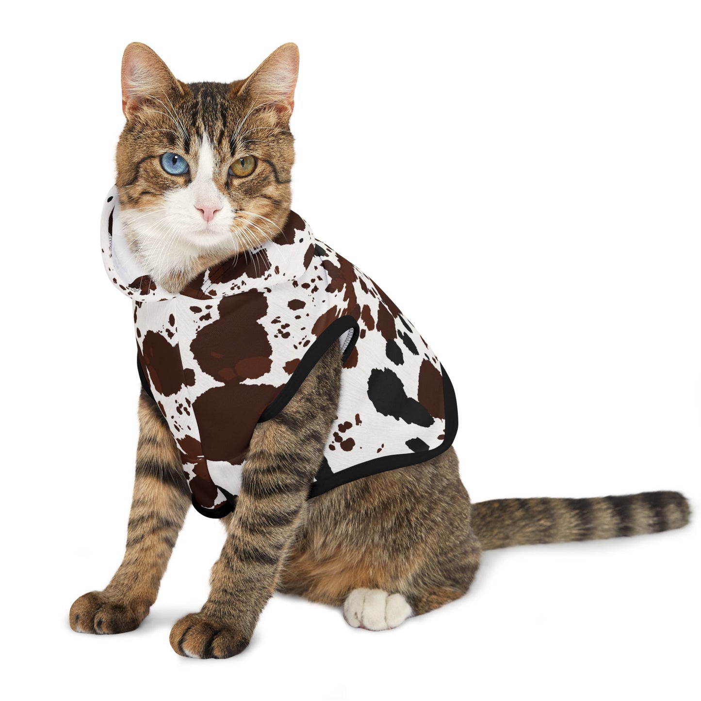 Pet Hoodie Cowhide