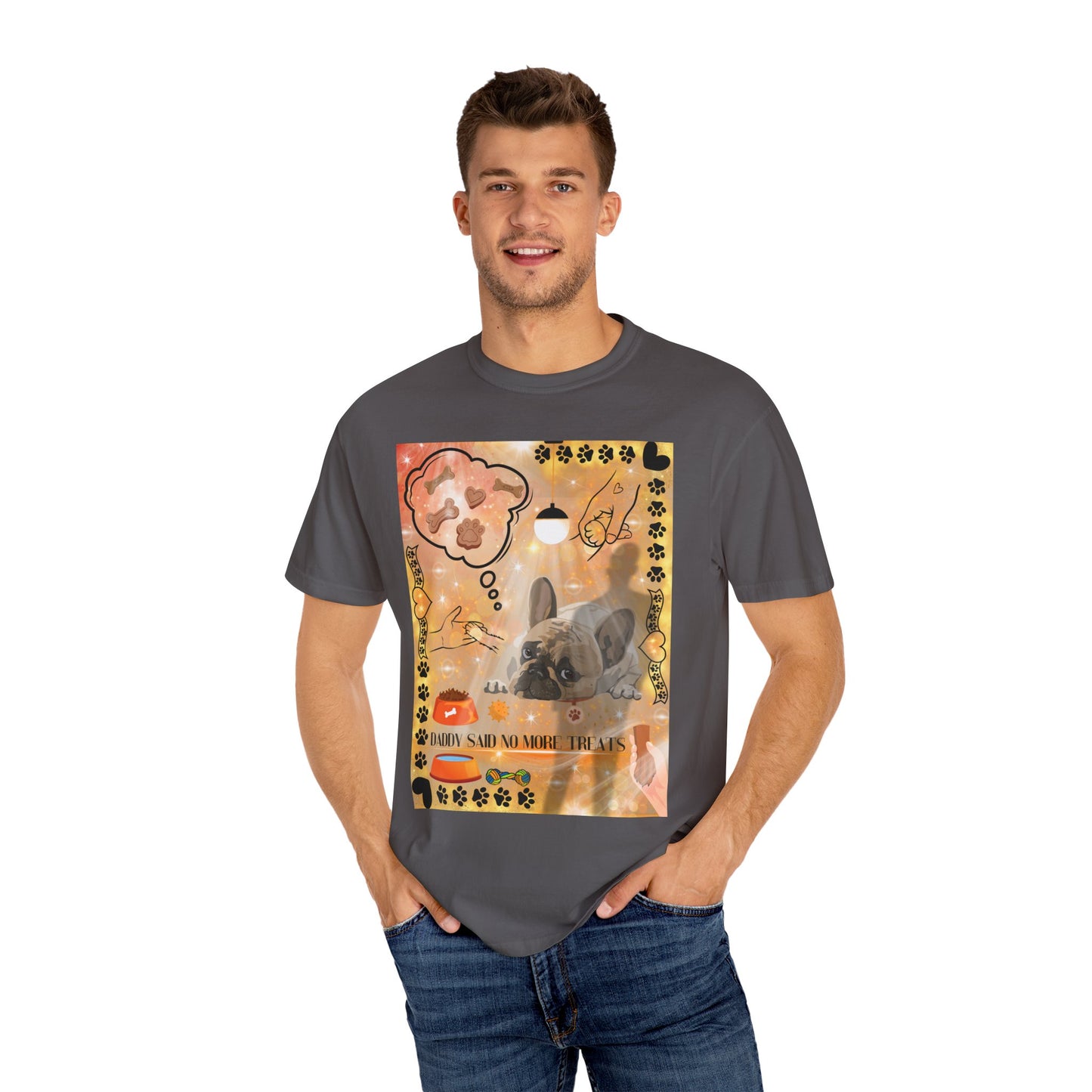 Daddy Said No More Treats Unisex Garment-Dyed T-shirt