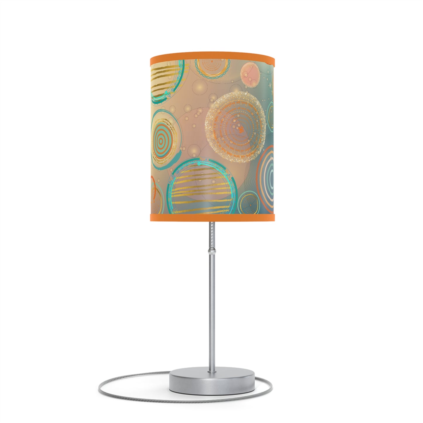 Tranquil Circles Lamp on a Stand, US|CA plug