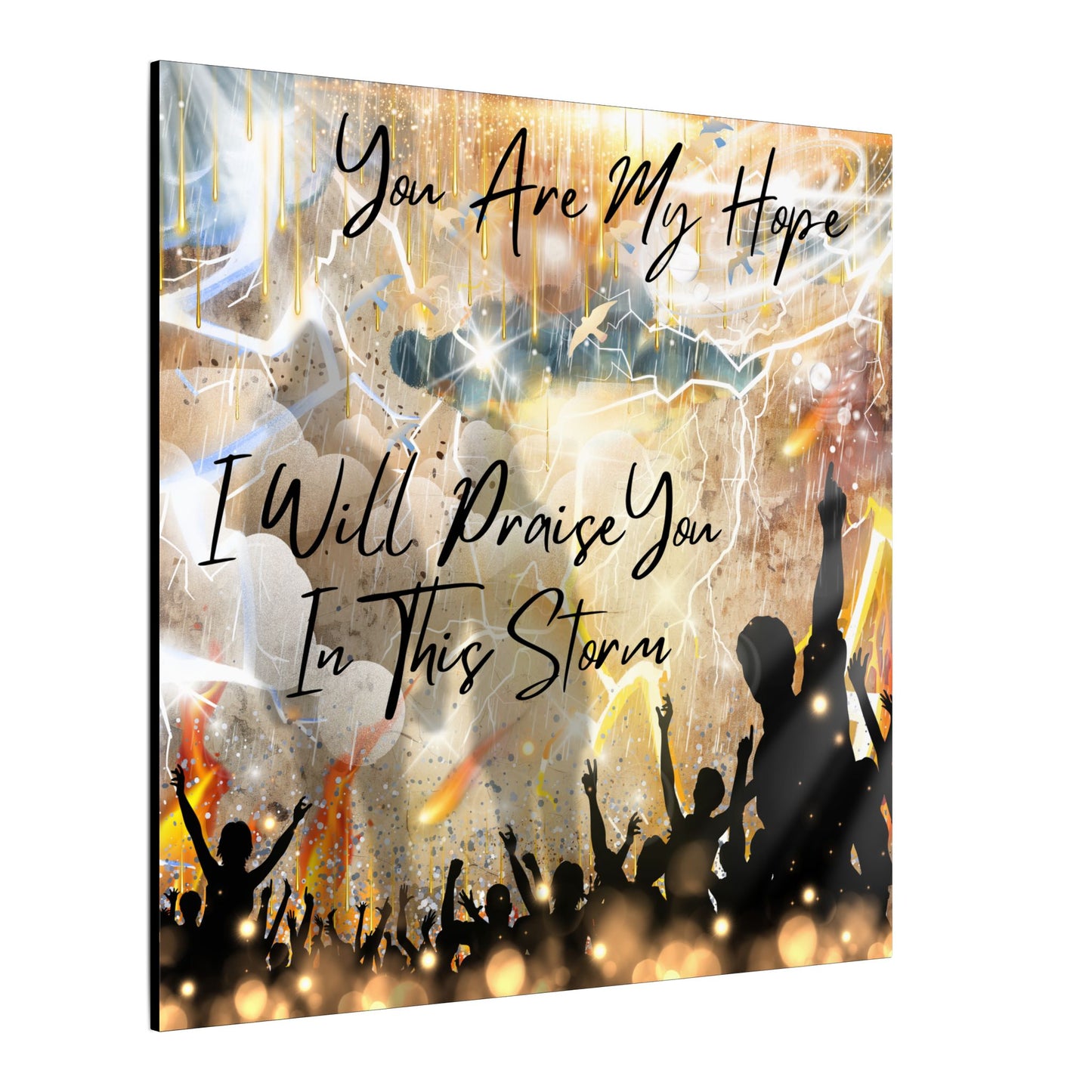 I Will Praise You - Inspirational Canvas Art Print, Faith Decor, Wall Art for Living Room, Uplifting Home Decor, Christian Gift, Praise Wall Hanging