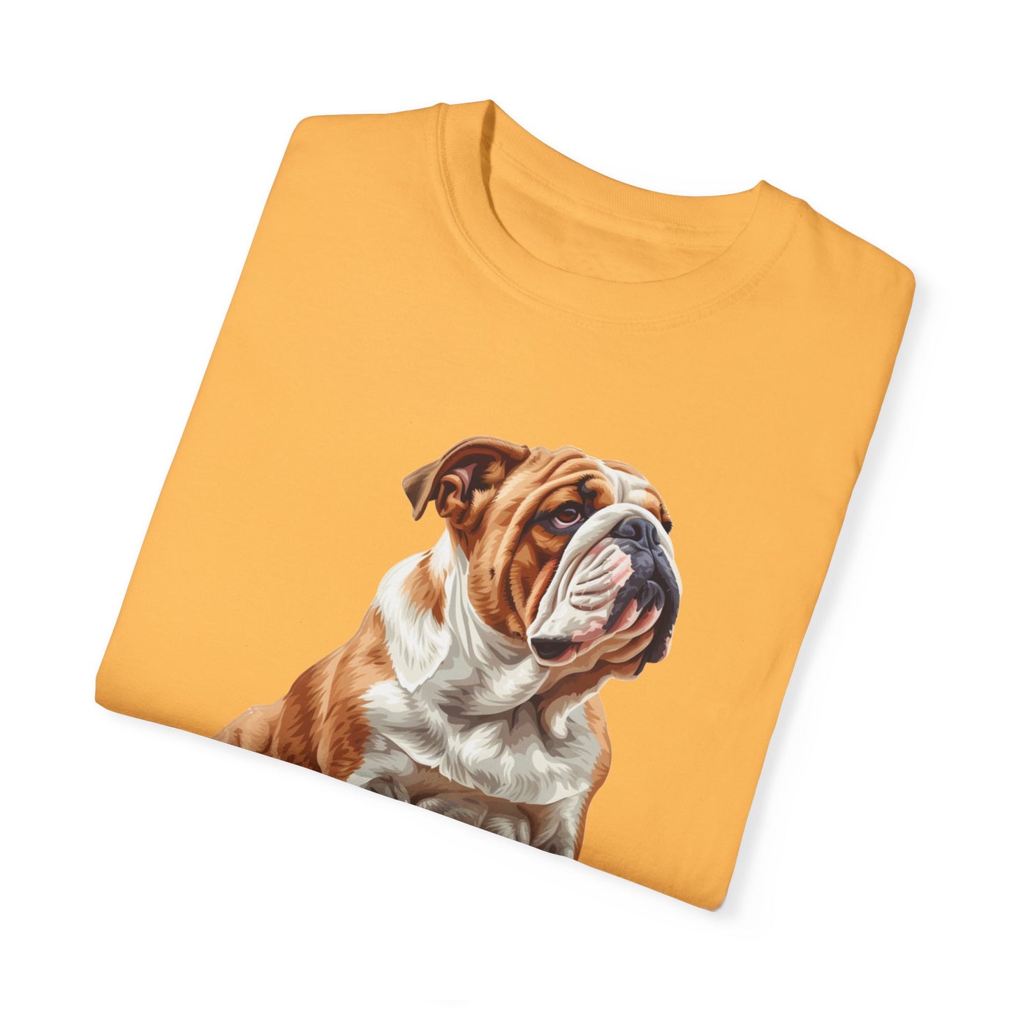 Bulldog Mom Unisex Garment-Dyed T-shirt