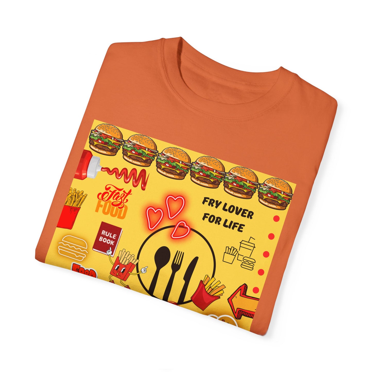 Eat The Fries Unisex Garment-Dyed T-shirt