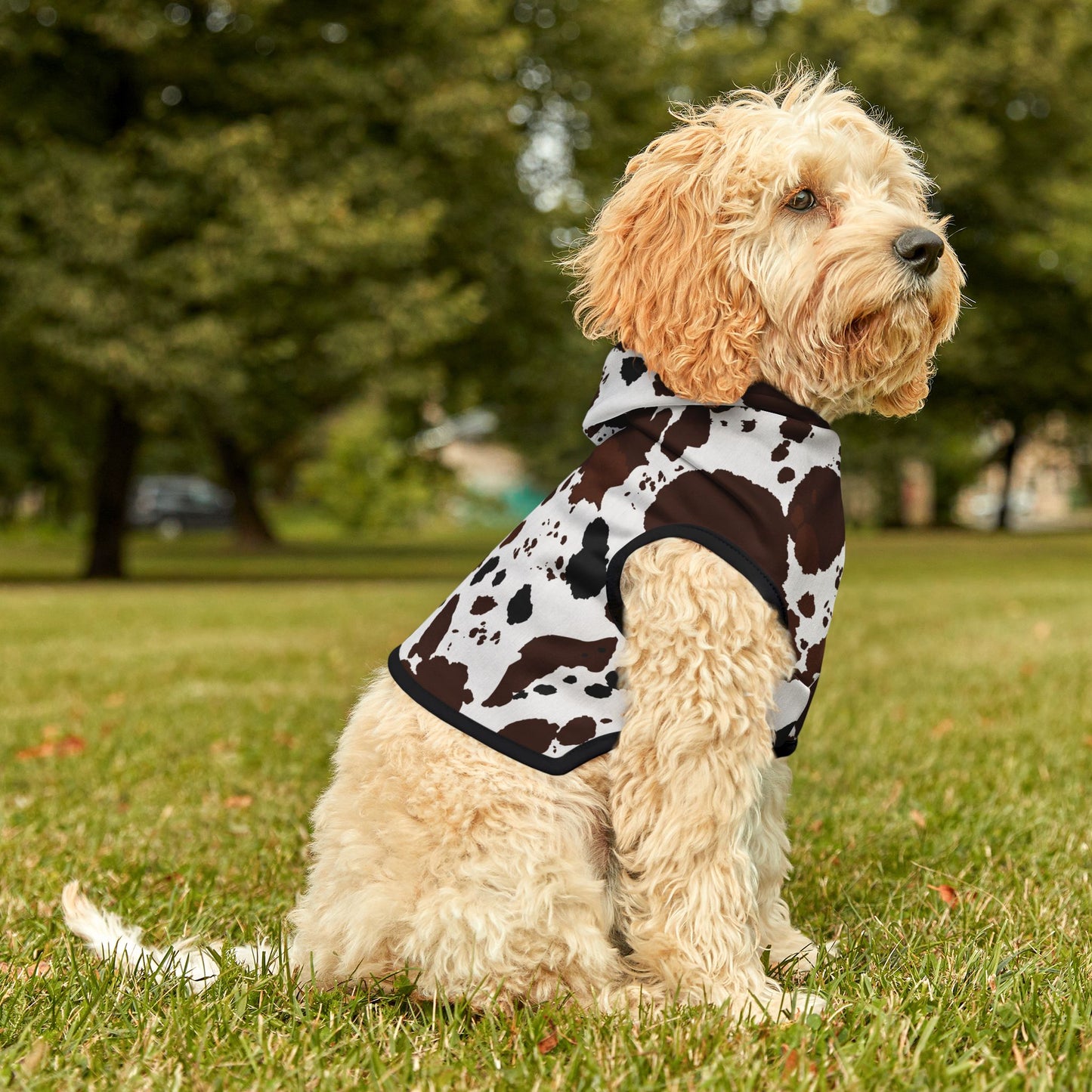 Pet Hoodie Cowhide