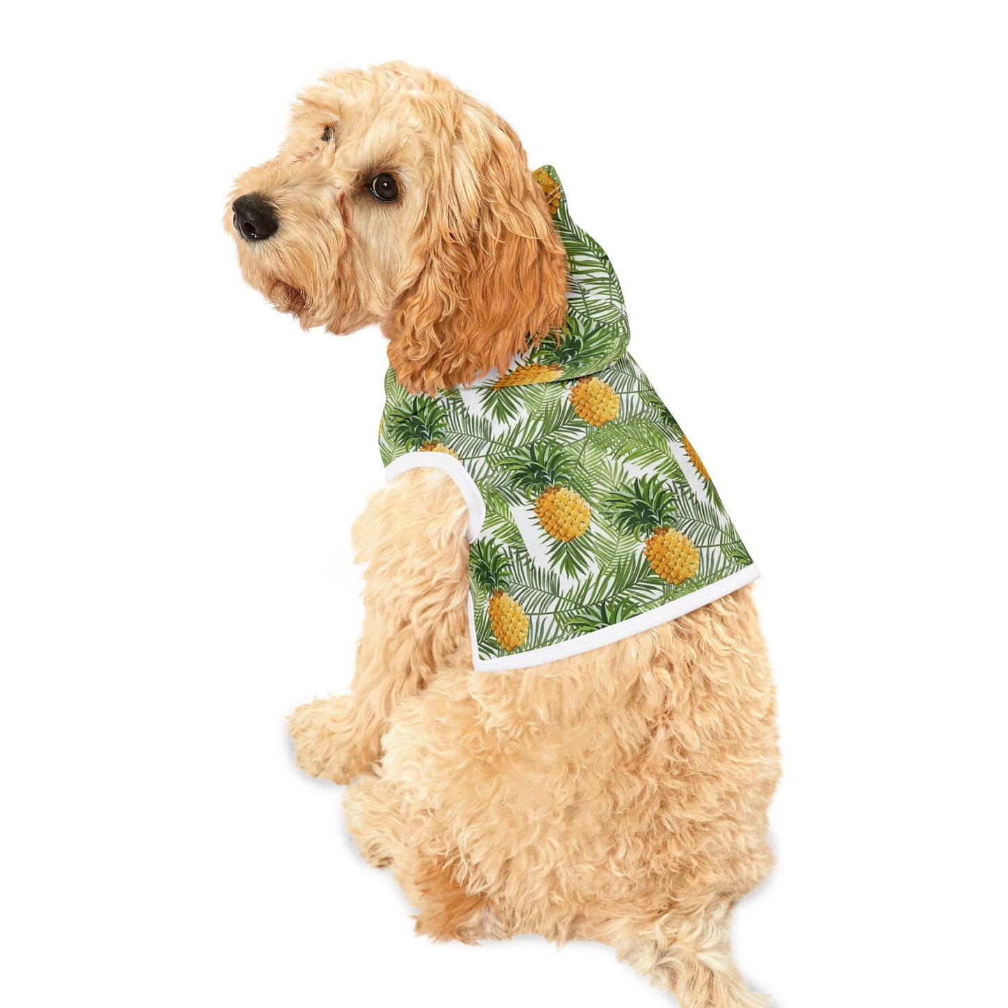 Pet Hoodie Pineapple Palm