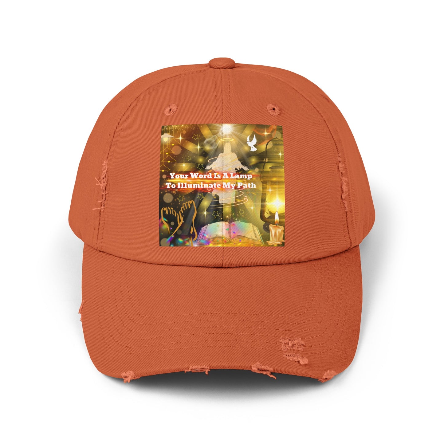 Your Word Unisex Distressed Cap