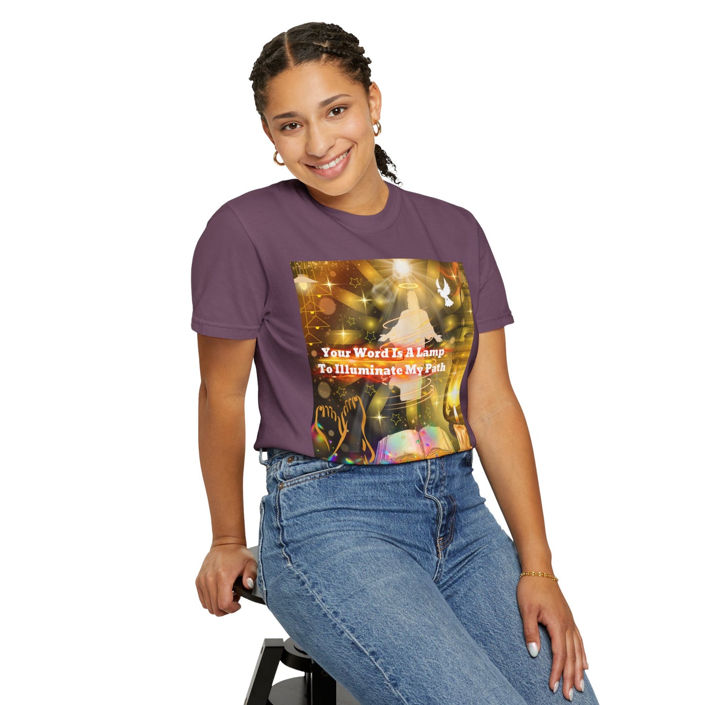 Your Word Unisex Garment-Dyed T-shirt