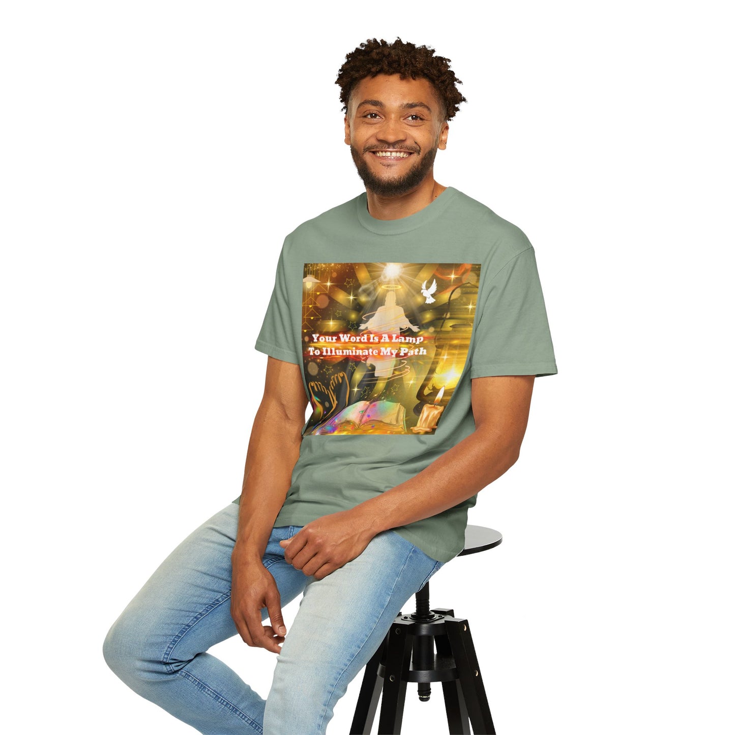 Your Word Unisex Garment-Dyed T-shirt