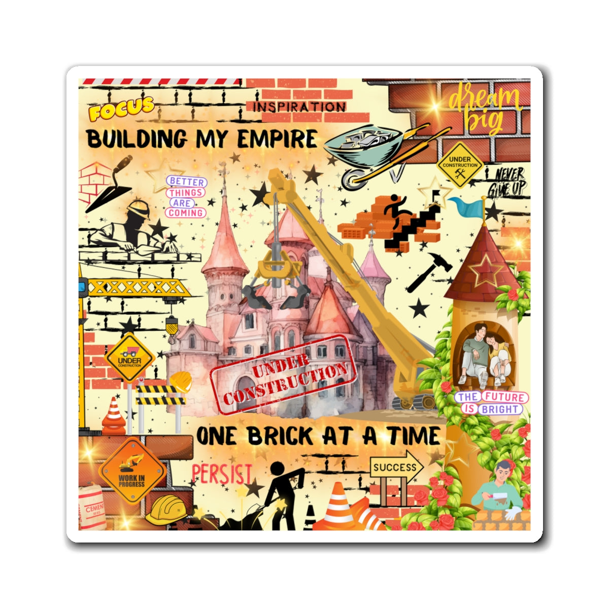 Building My Empire Magnets