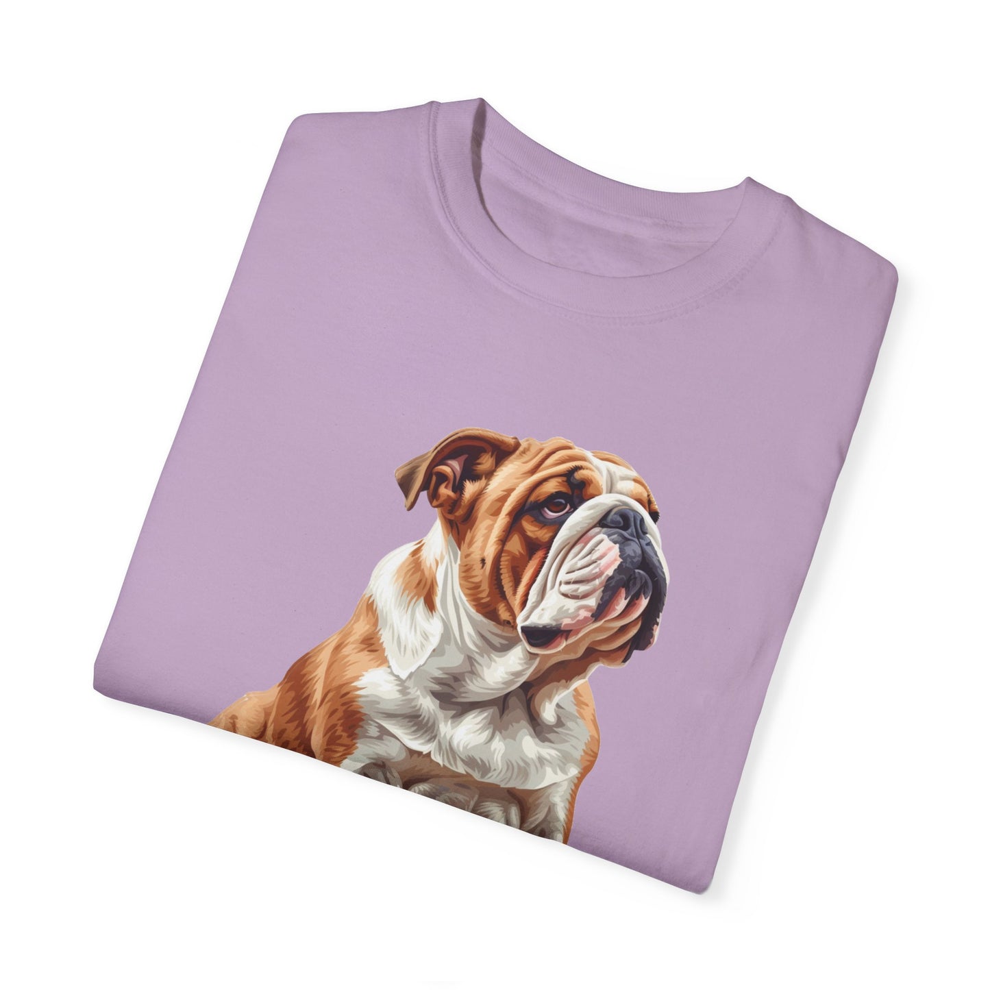 Bulldog Mom Unisex Garment-Dyed T-shirt