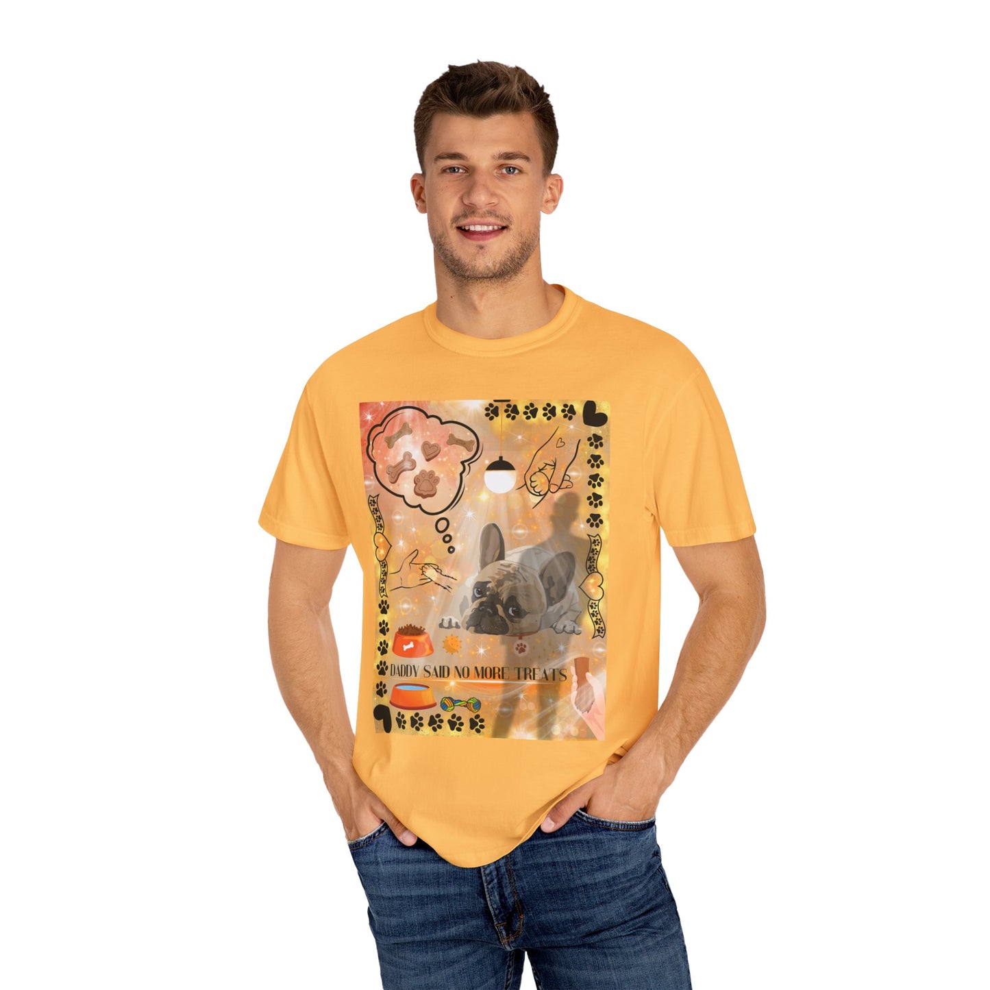 Daddy Said No More Treats Unisex Garment-Dyed T-shirt