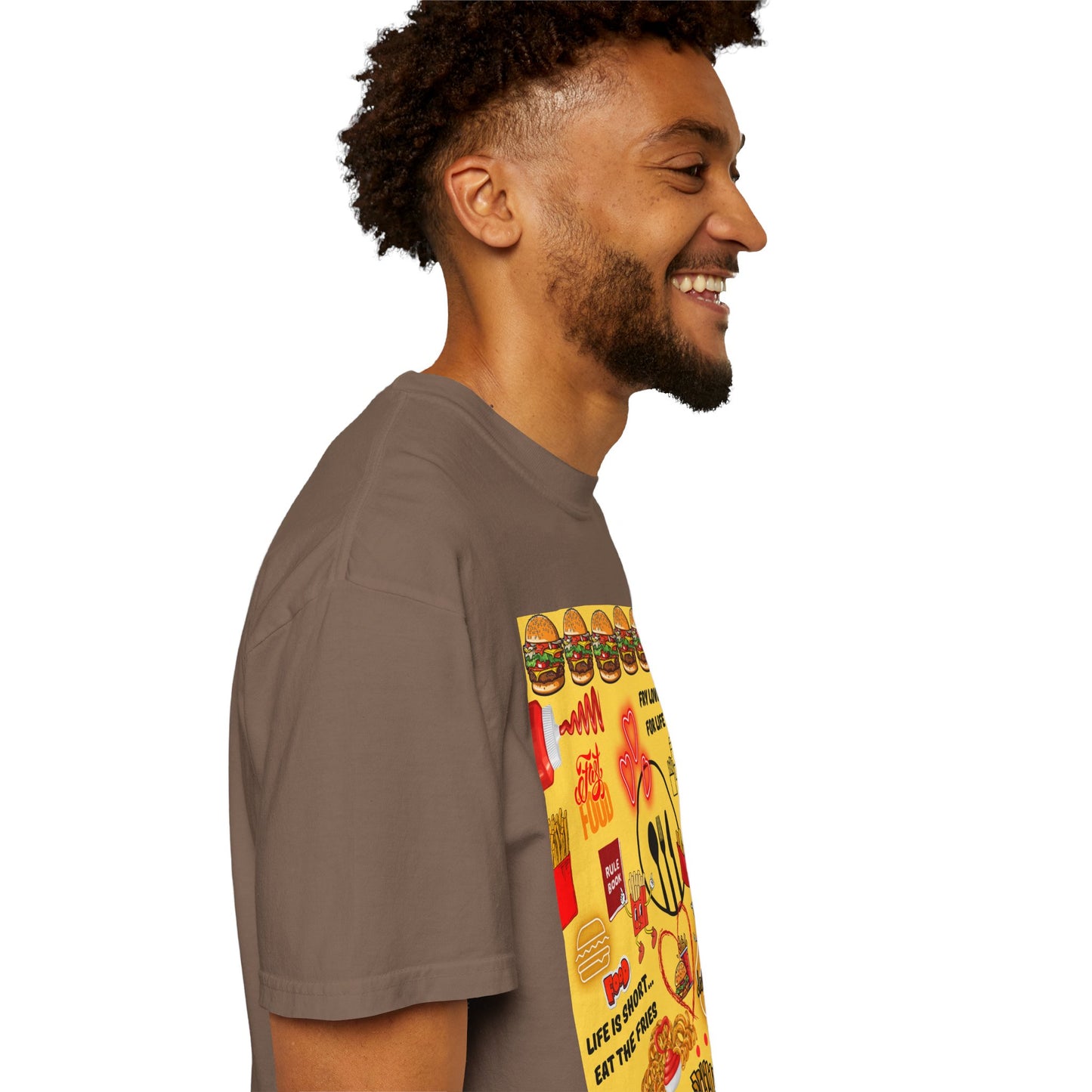 Eat The Fries Unisex Garment-Dyed T-shirt