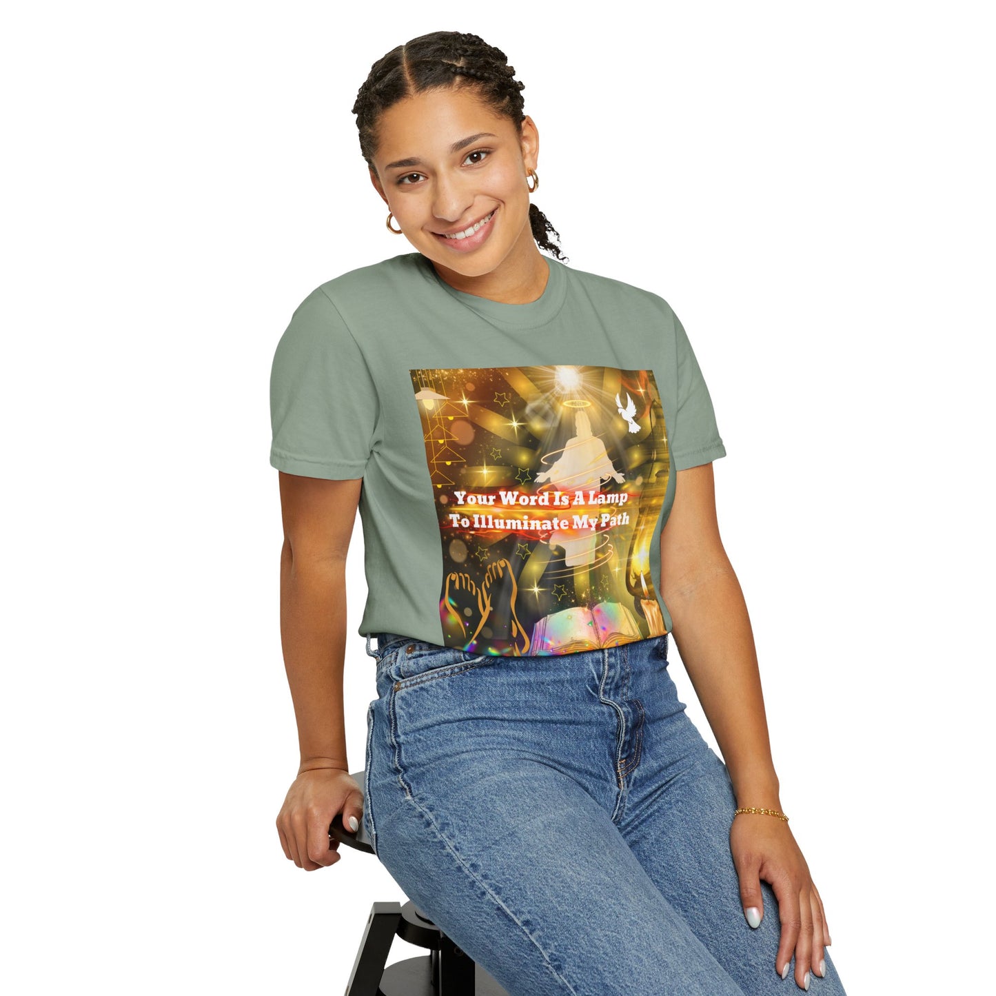 Your Word Unisex Garment-Dyed T-shirt