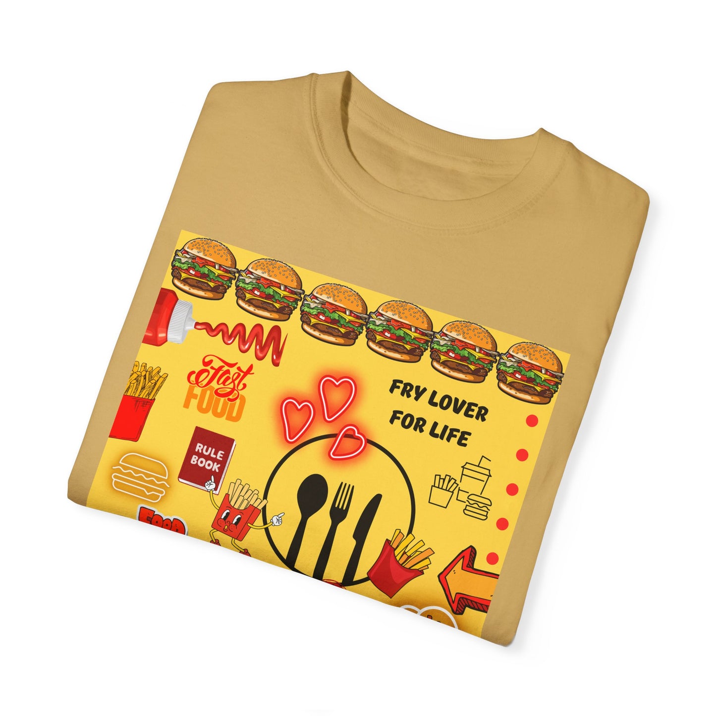 Eat The Fries Unisex Garment-Dyed T-shirt