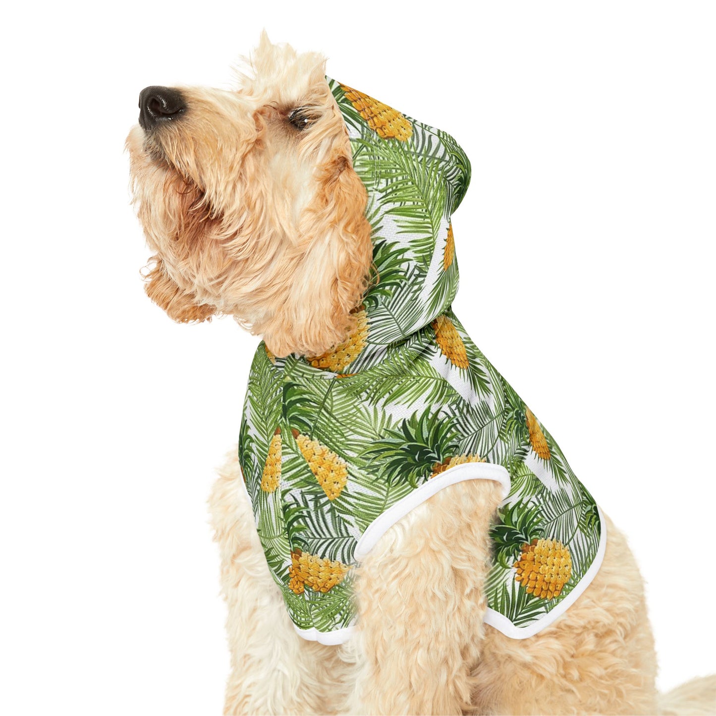 Pet Hoodie Pineapple Palm
