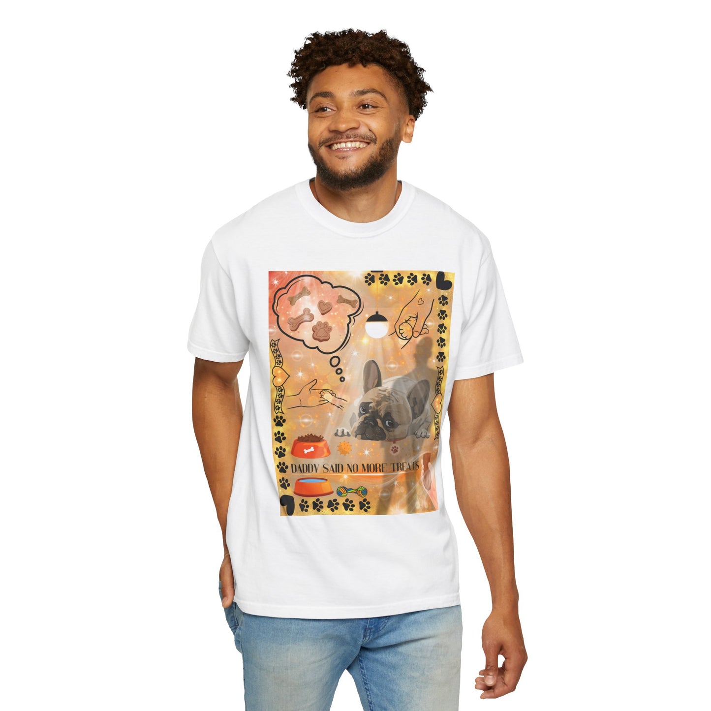 Daddy Said No More Treats Unisex Garment-Dyed T-shirt