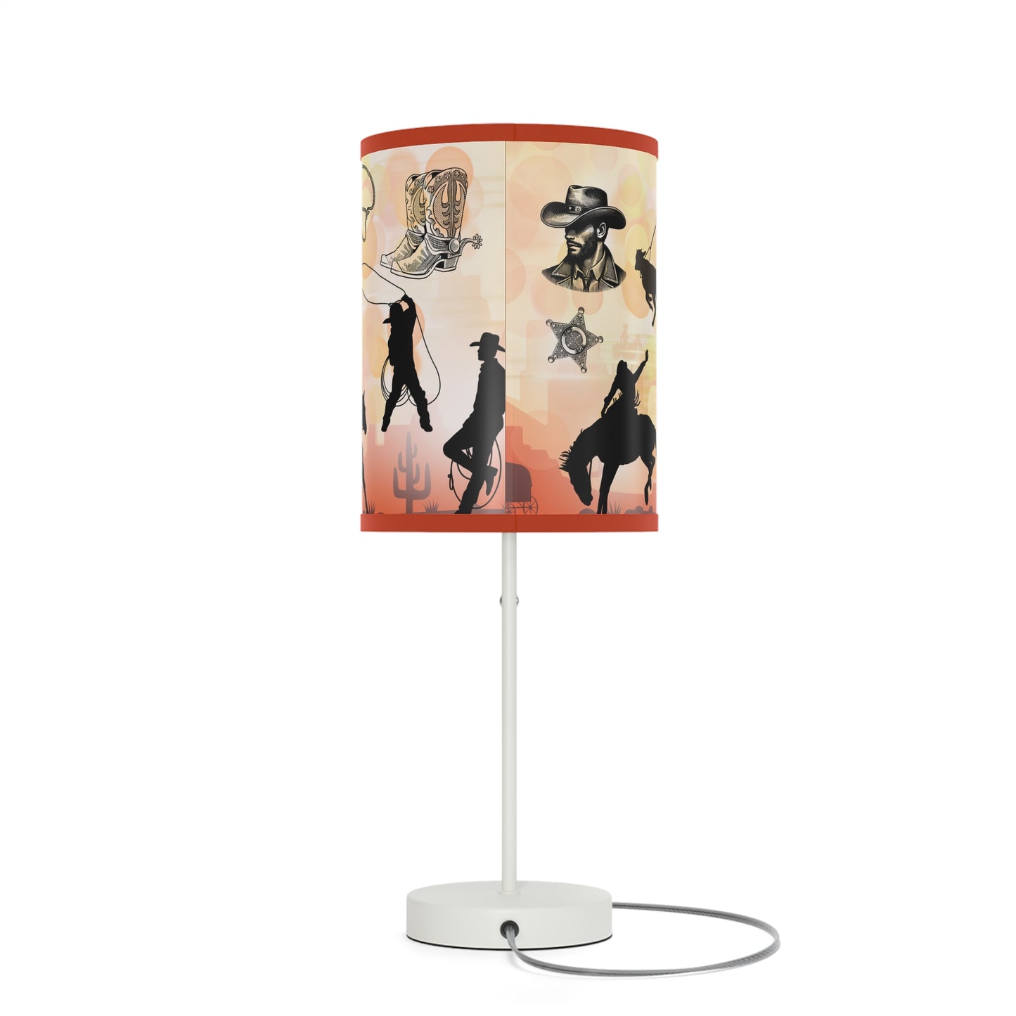 Cowboy Country Lamp on a Stand, US|CA plug