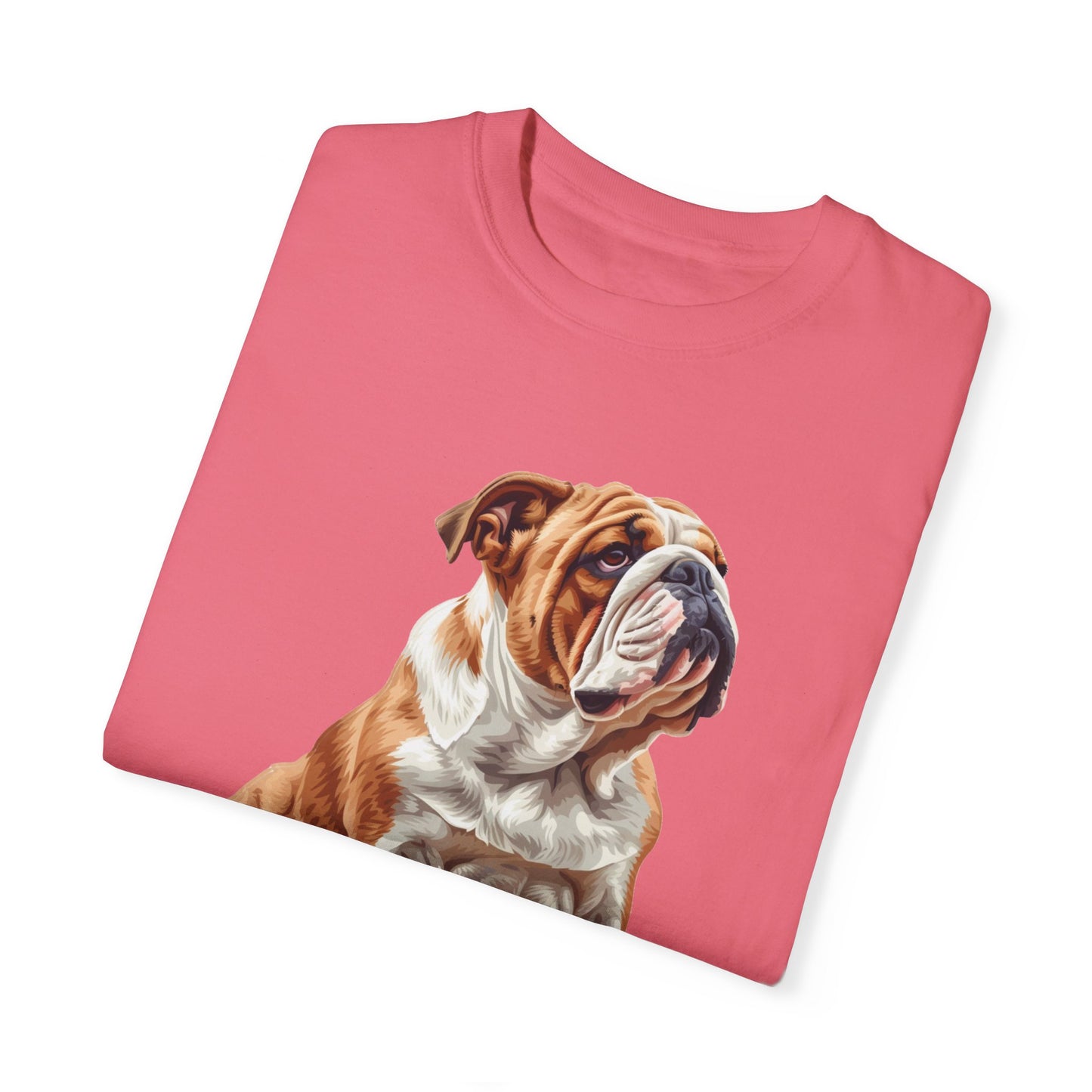 Bulldog Mom Unisex Garment-Dyed T-shirt
