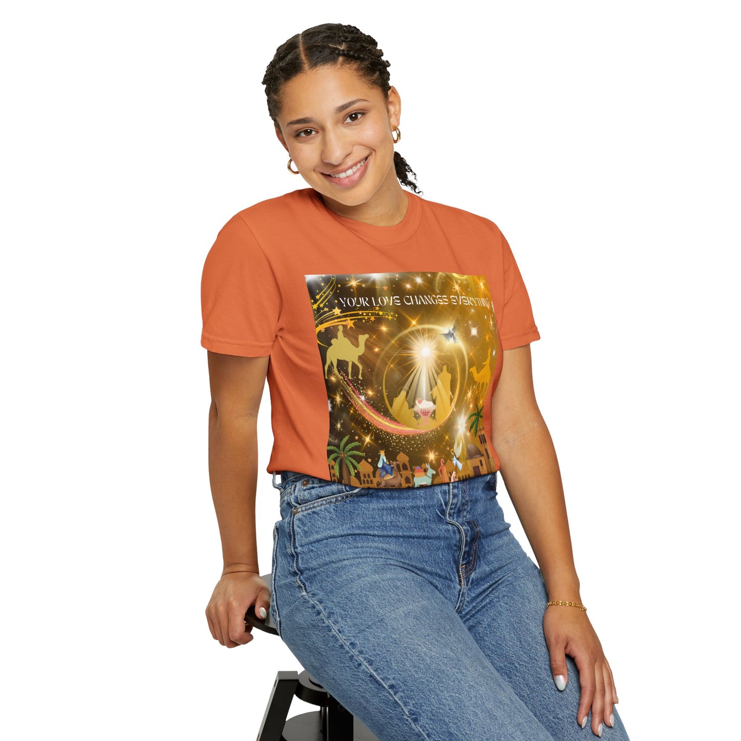Your Love Changes Everything Unisex Garment-Dyed T-shirt