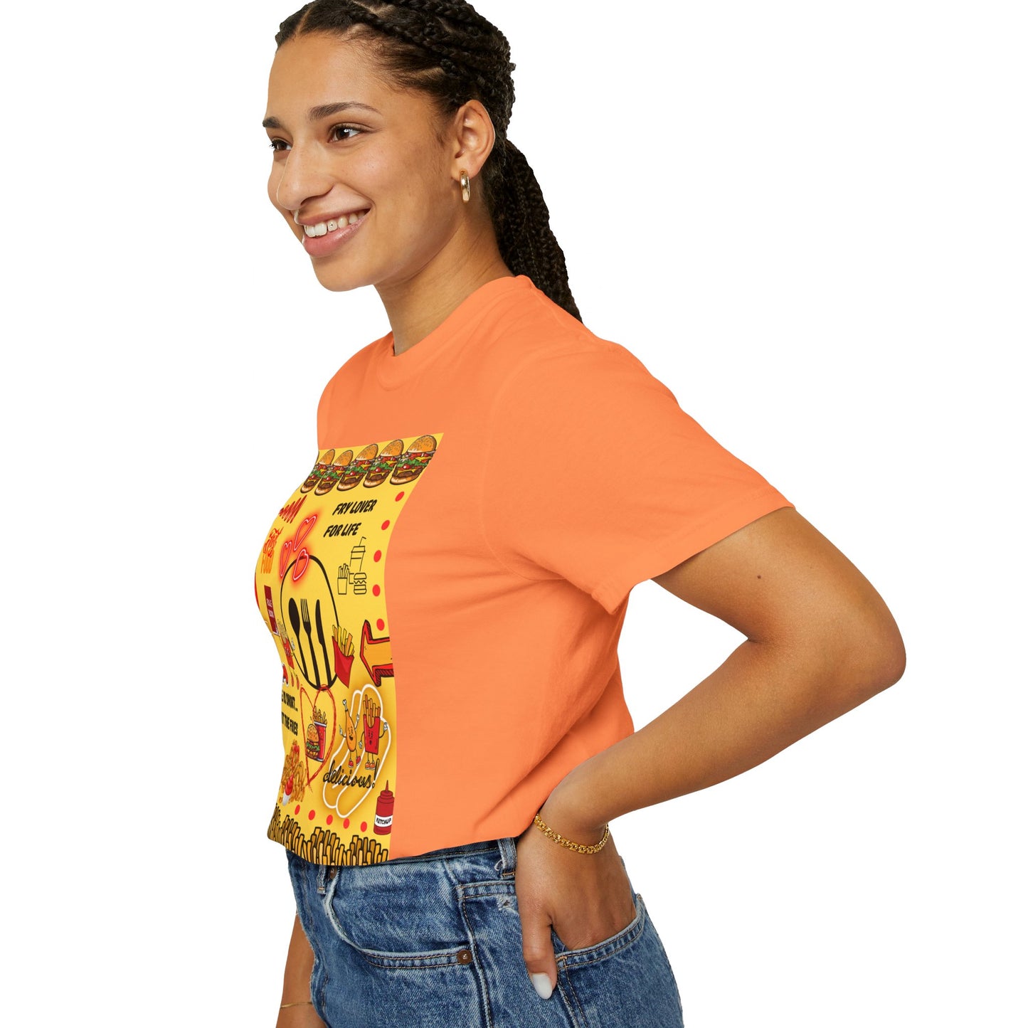 Eat The Fries Unisex Garment-Dyed T-shirt
