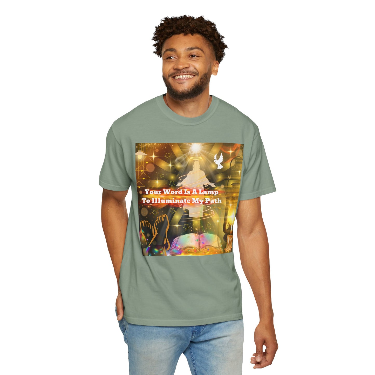 Your Word Unisex Garment-Dyed T-shirt