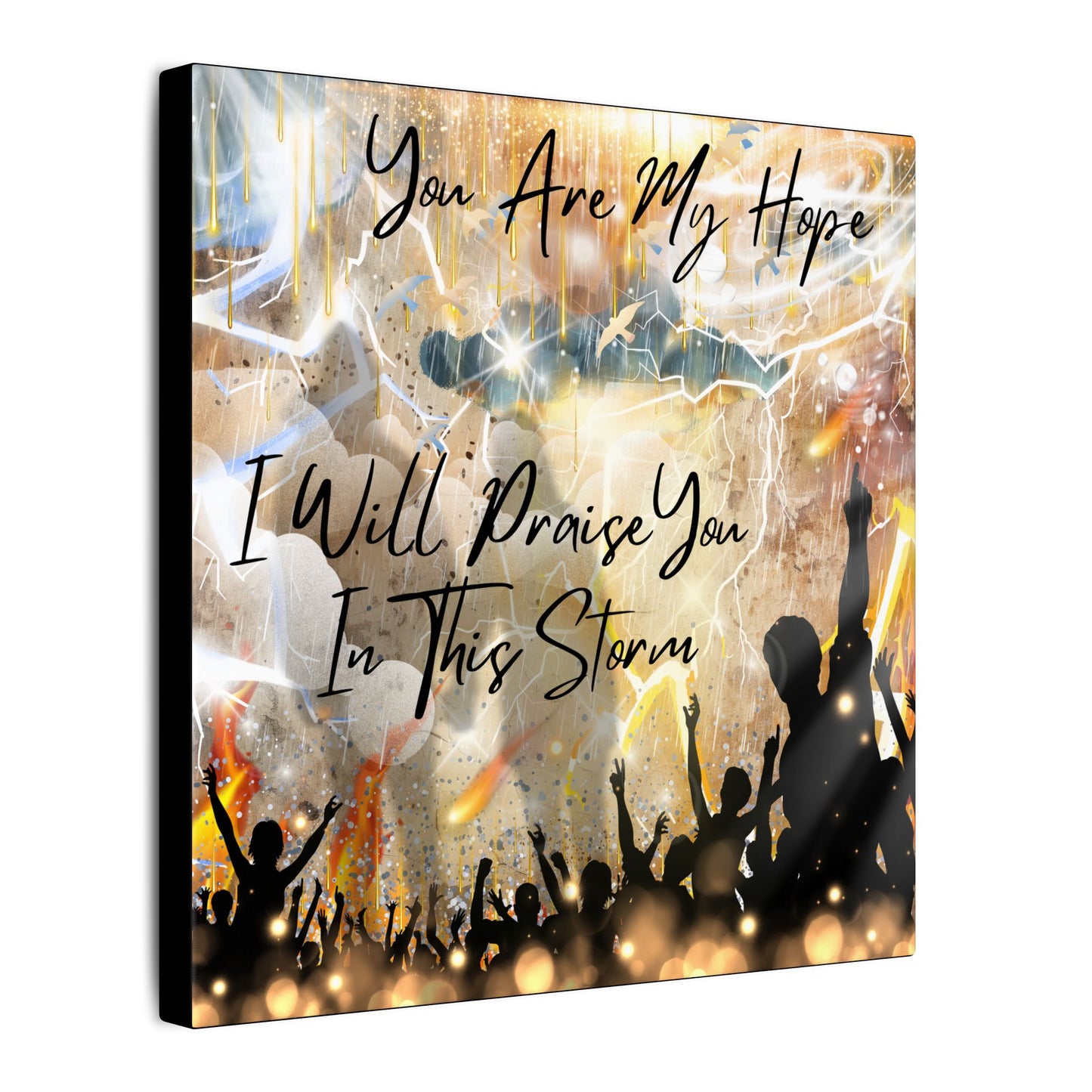 I Will Praise You - Inspirational Canvas Art Print, Faith Decor, Wall Art for Living Room, Uplifting Home Decor, Christian Gift, Praise Wall Hanging