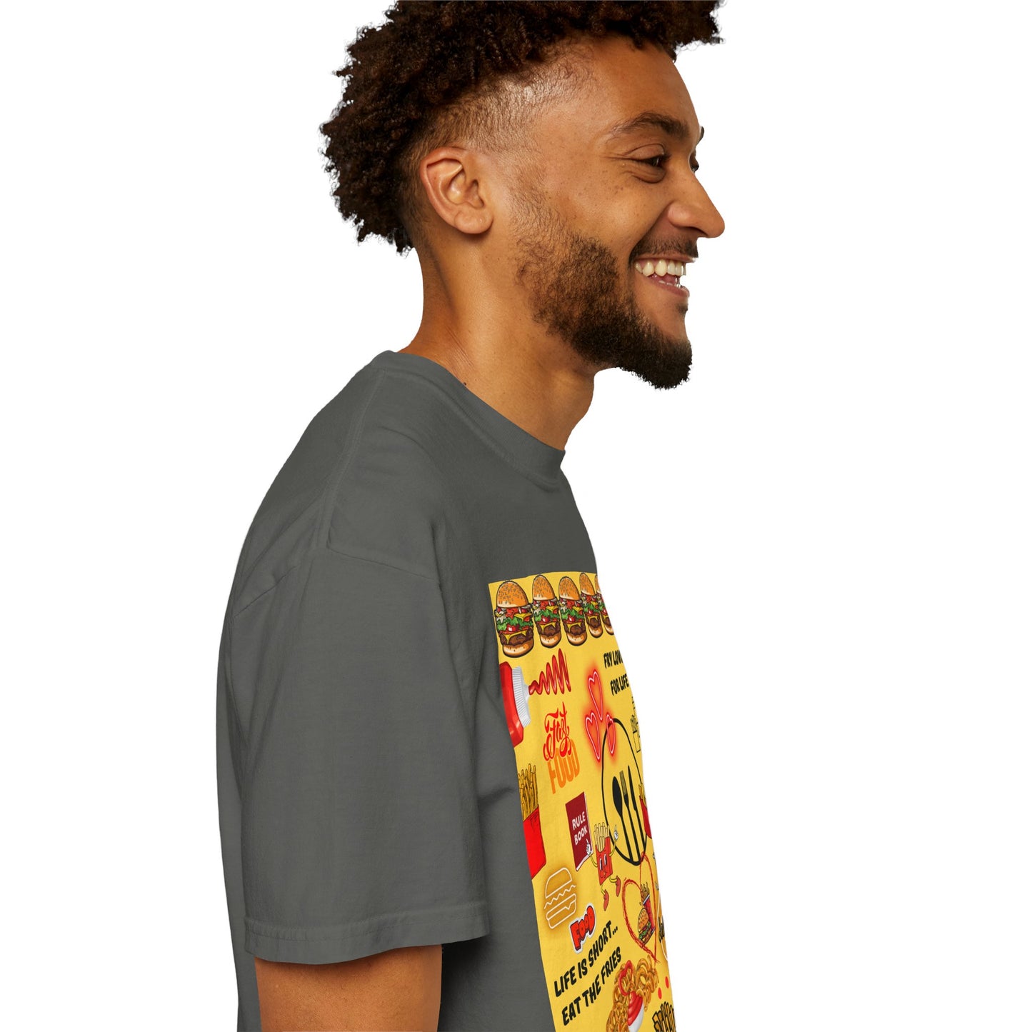 Eat The Fries Unisex Garment-Dyed T-shirt