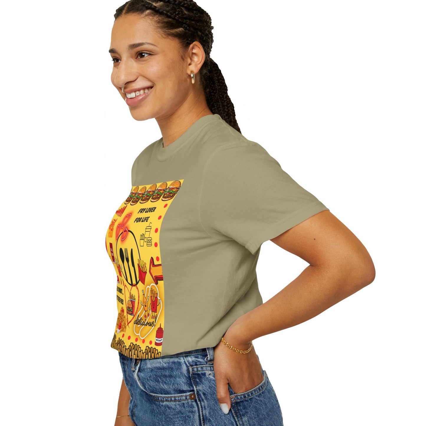 Eat The Fries Unisex Garment-Dyed T-shirt