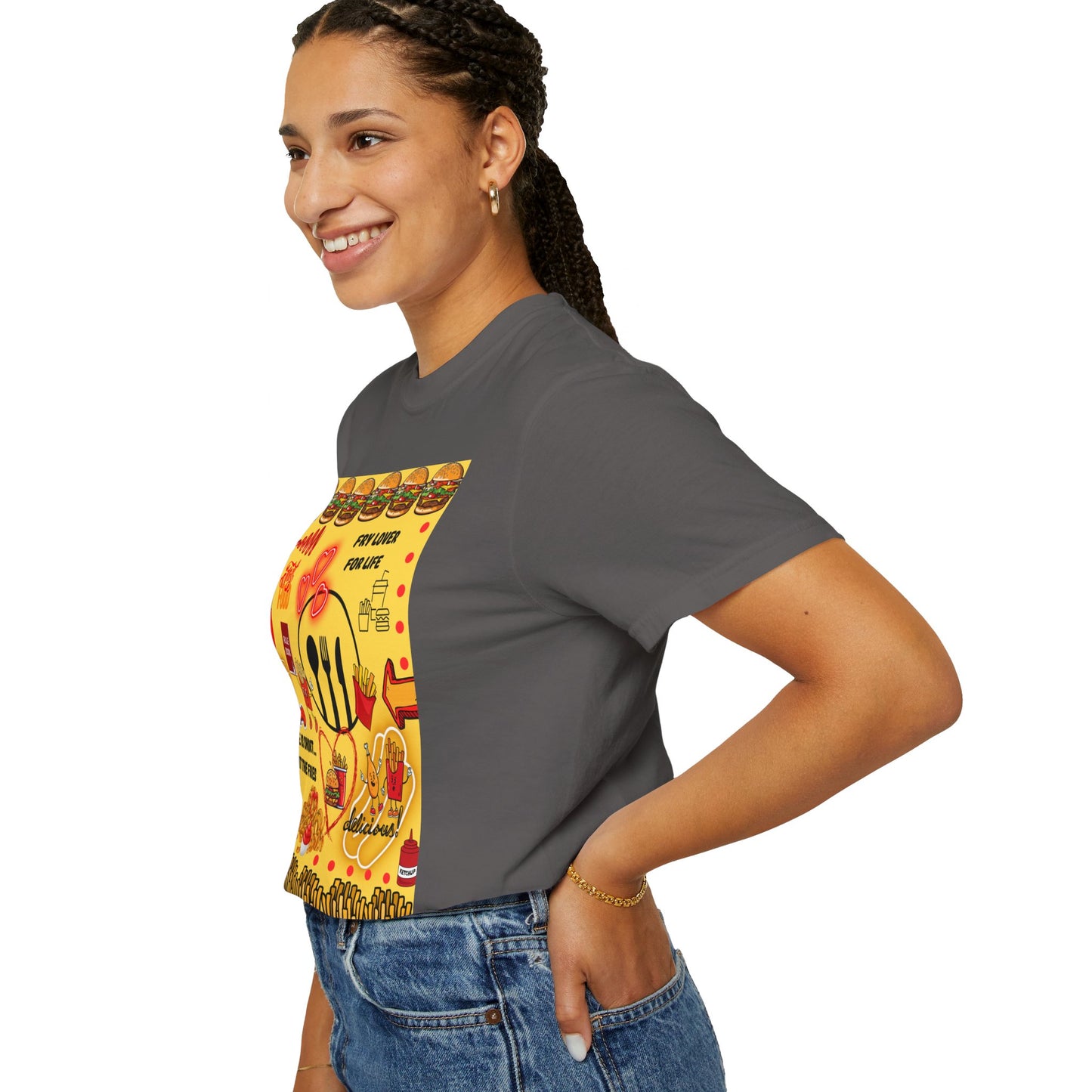 Eat The Fries Unisex Garment-Dyed T-shirt