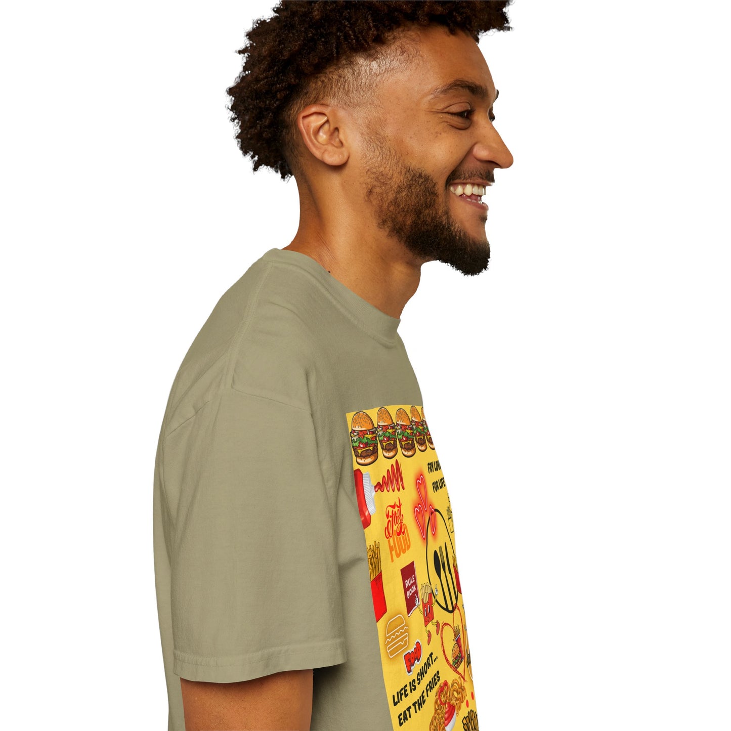 Eat The Fries Unisex Garment-Dyed T-shirt