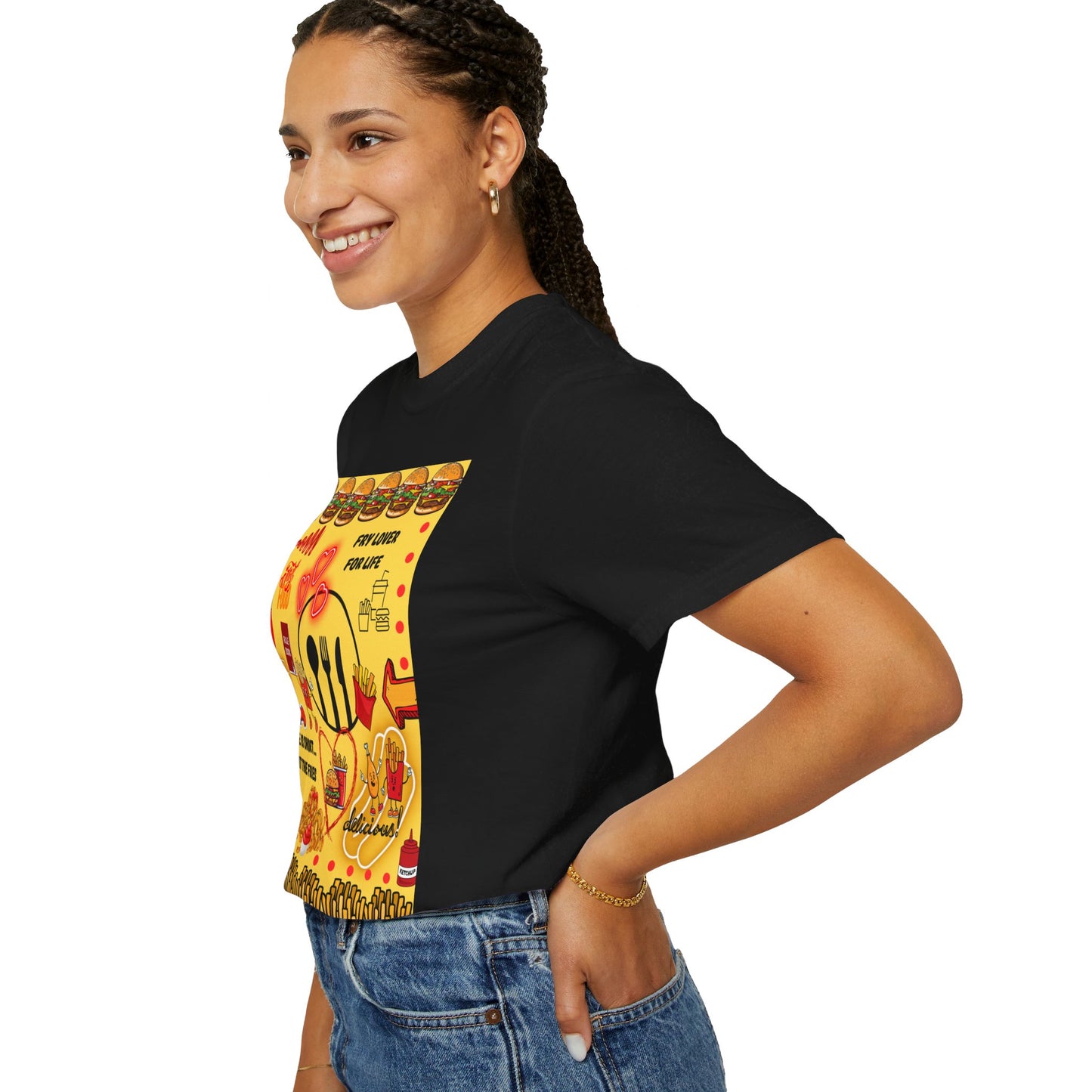 Eat The Fries Unisex Garment-Dyed T-shirt