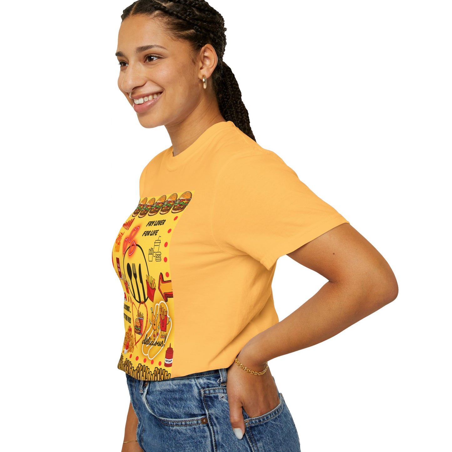 Eat The Fries Unisex Garment-Dyed T-shirt