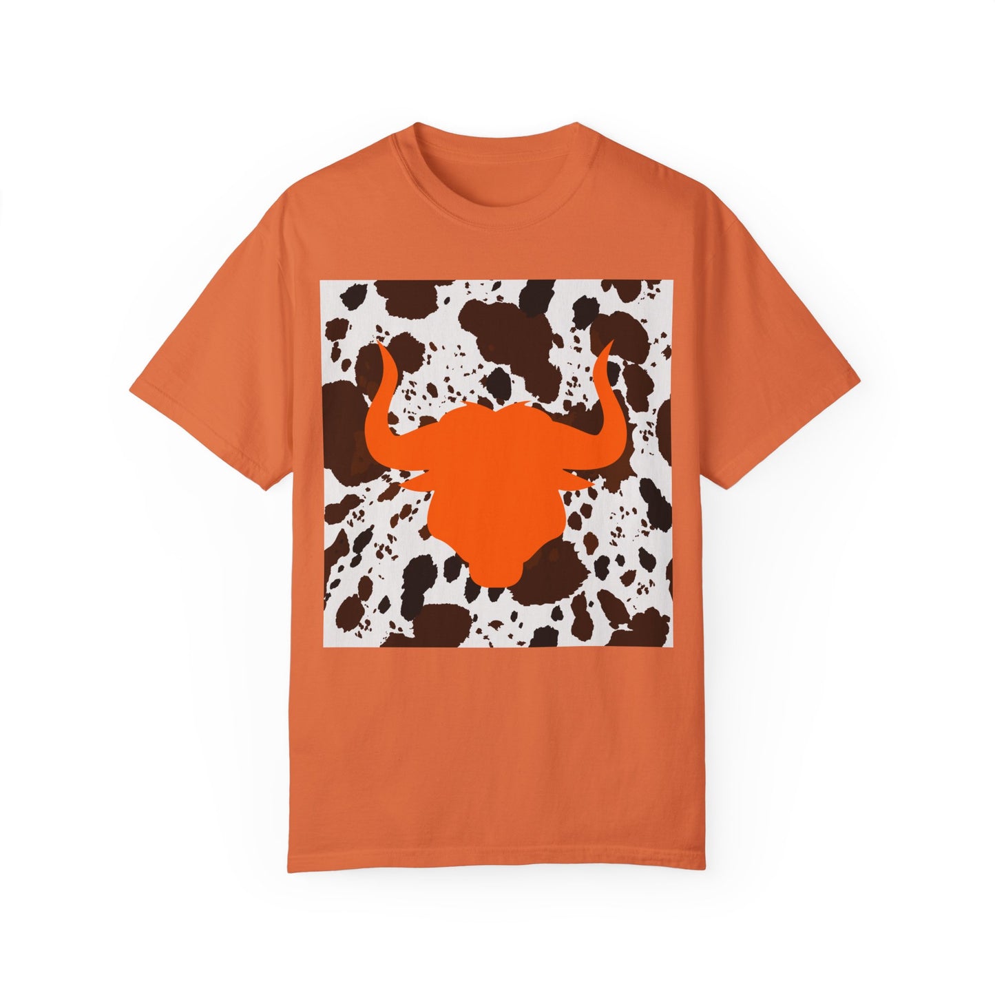Cow 3 Unisex Garment-Dyed T-shirt