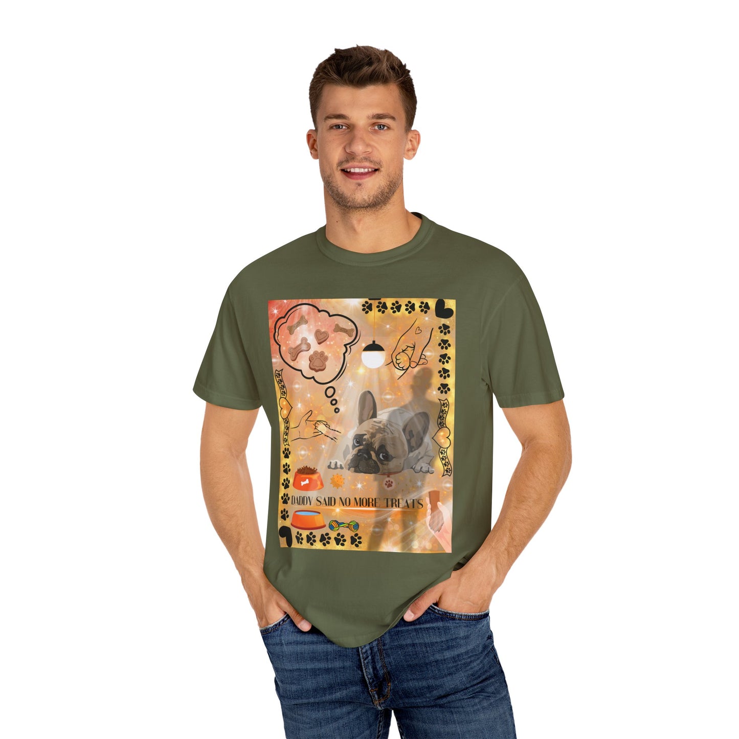 Daddy Said No More Treats Unisex Garment-Dyed T-shirt