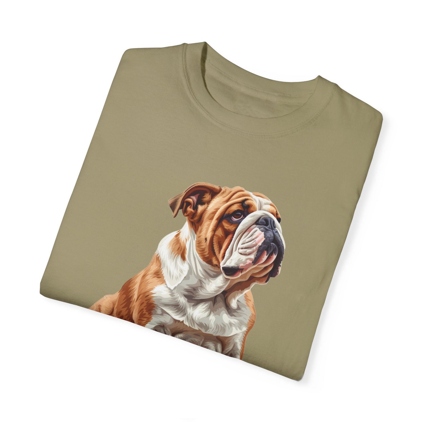 Bulldog Mom Unisex Garment-Dyed T-shirt