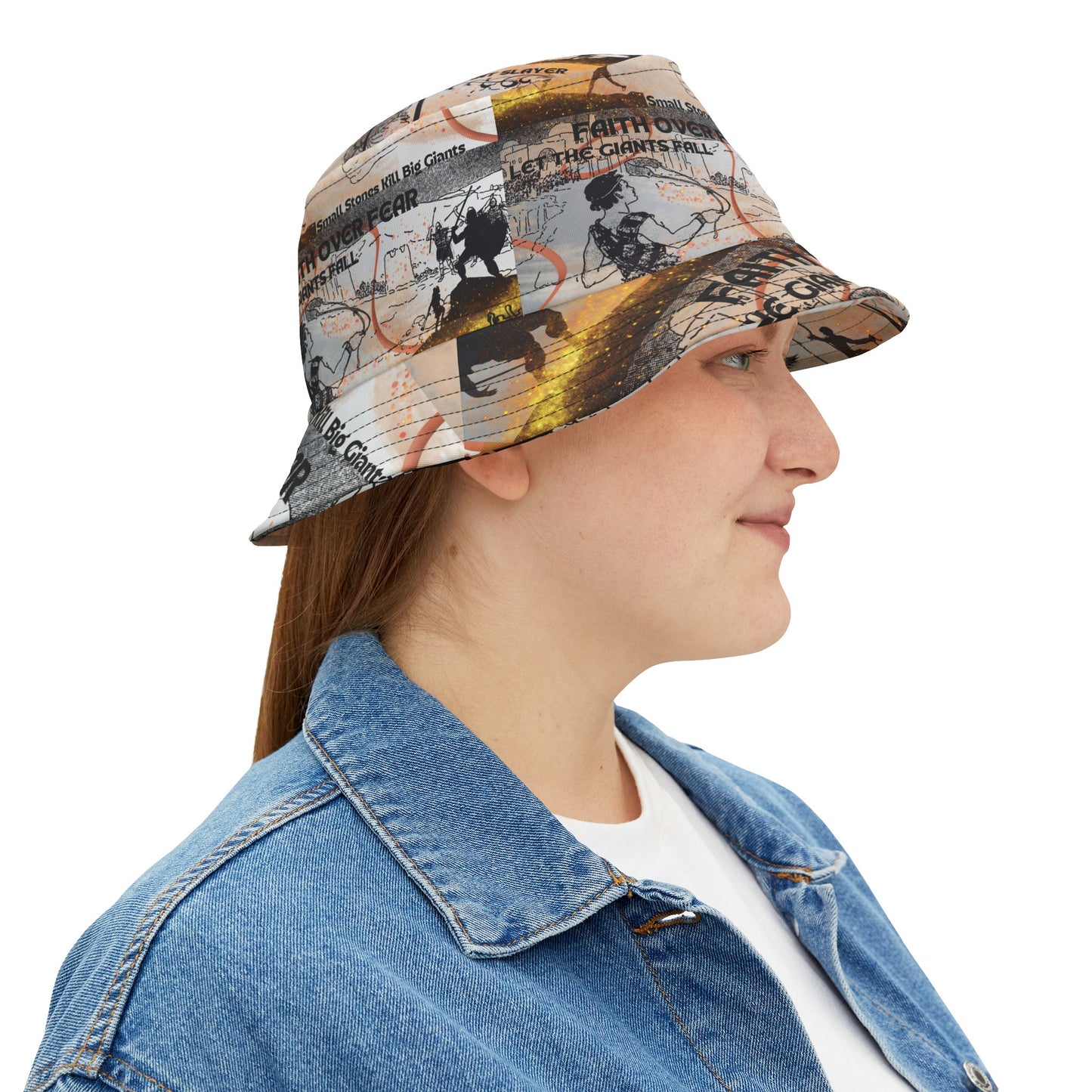Faith Over Fear Bucket Hat (AOP)