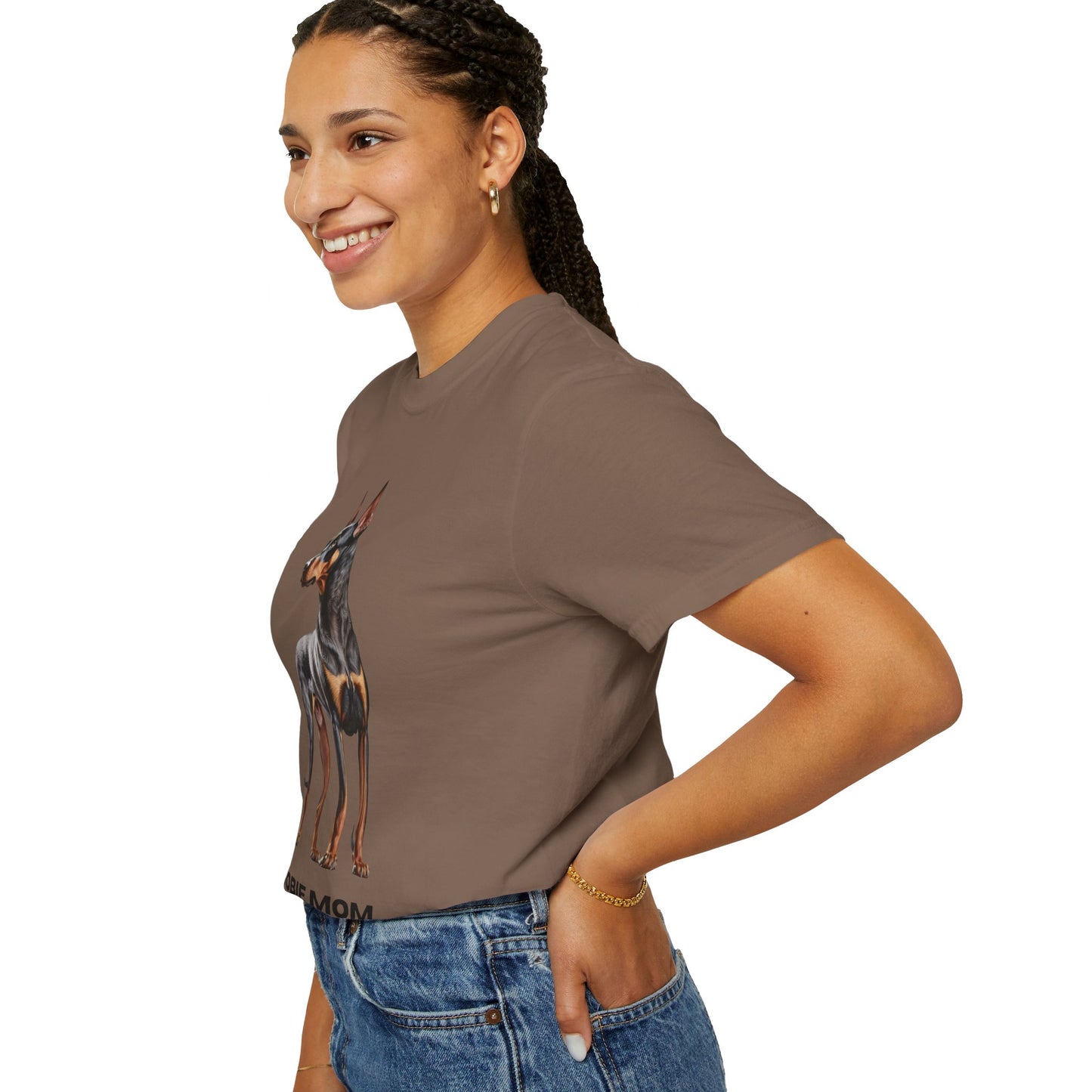 Dobie Mom Unisex Garment-Dyed T-shirt