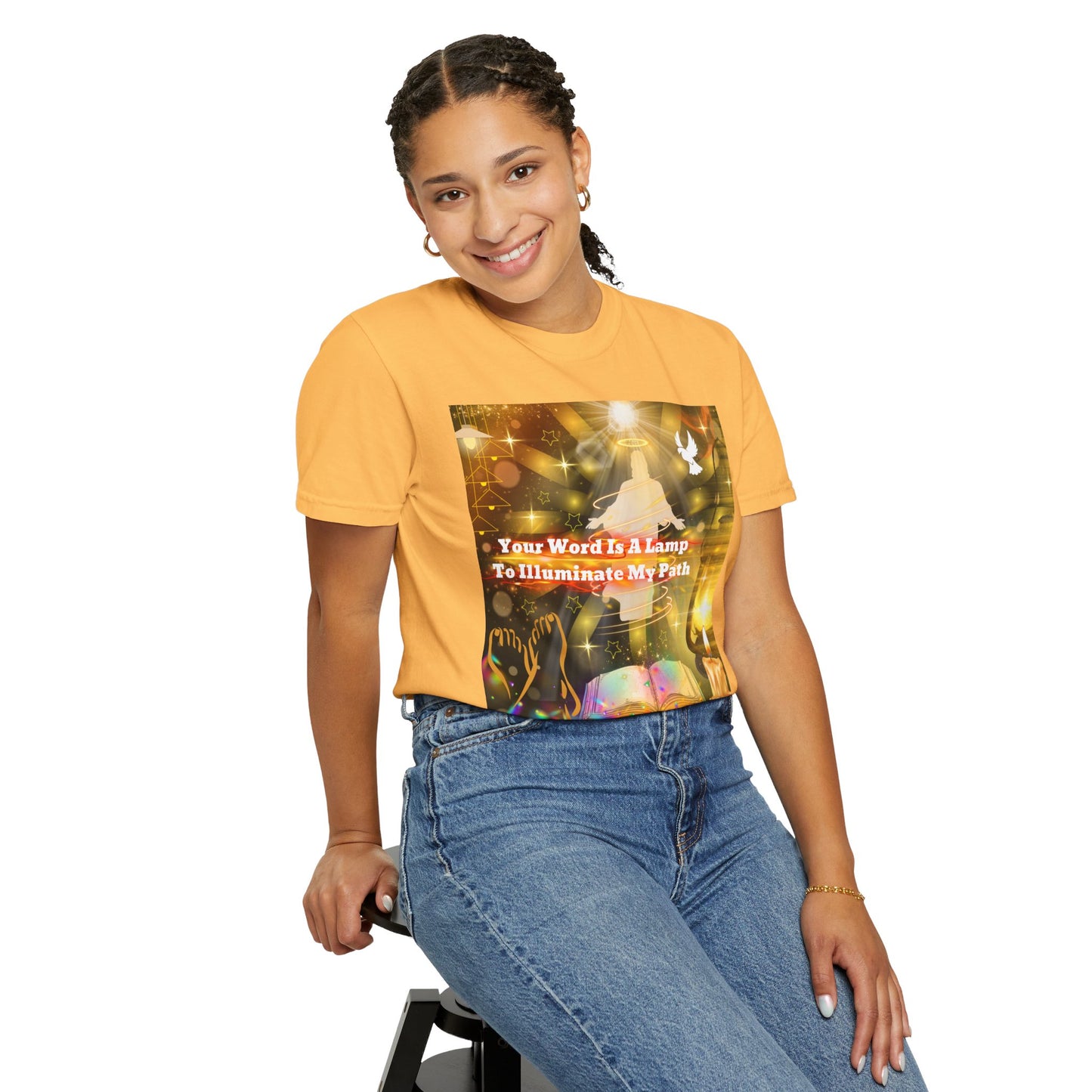 Your Word Unisex Garment-Dyed T-shirt