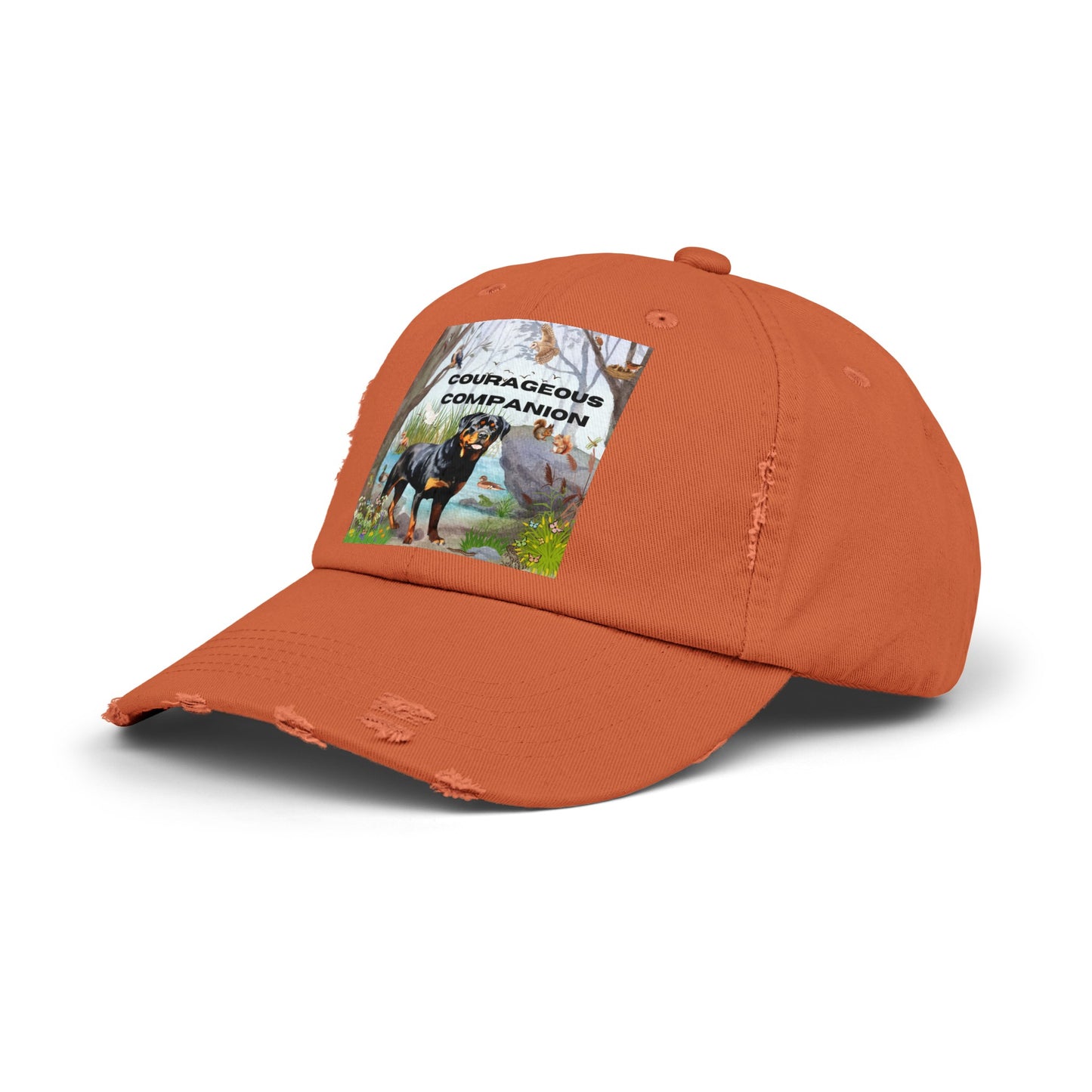 Courageous Companion Unisex Distressed Cap