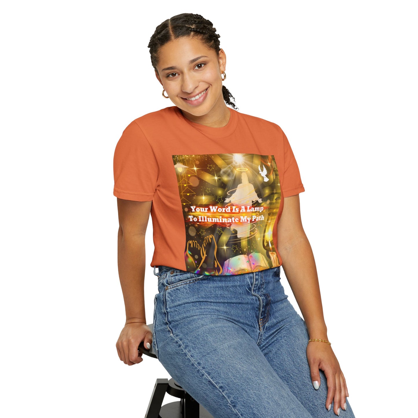 Your Word Unisex Garment-Dyed T-shirt