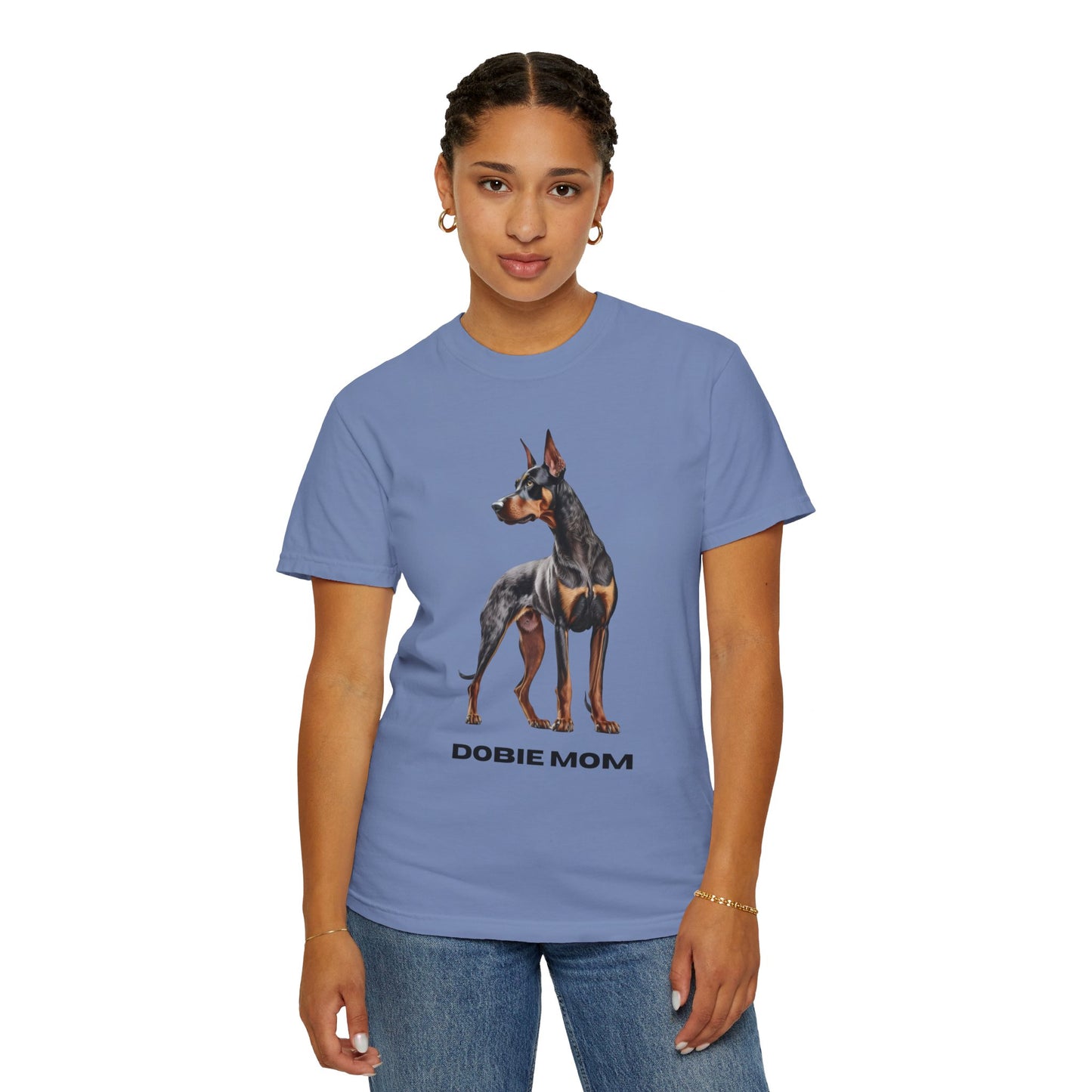 Dobie Mom Unisex Garment-Dyed T-shirt