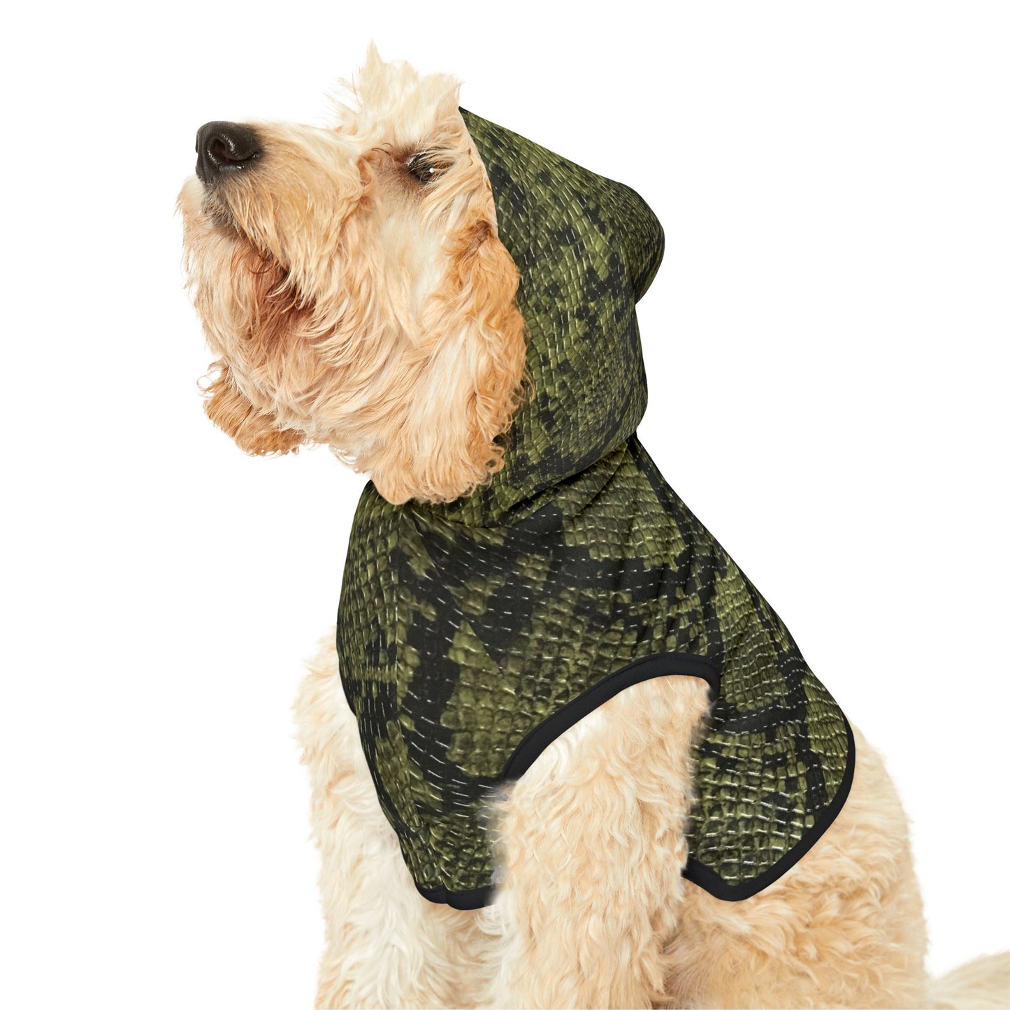 Pet Hoodie Python Green